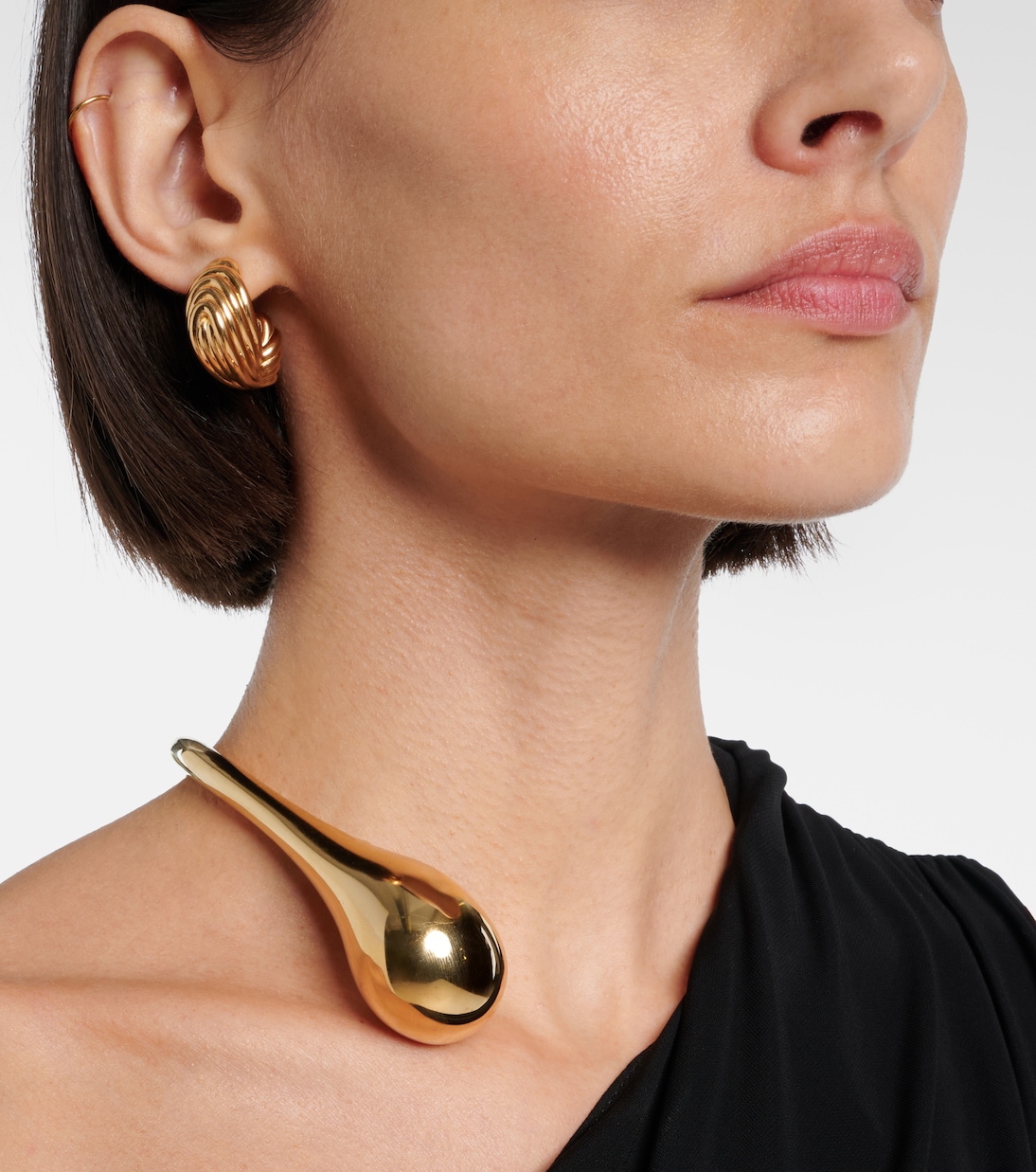 Ohrringe aus Sterlingsilber, 18kt vergoldet | Bottega Veneta