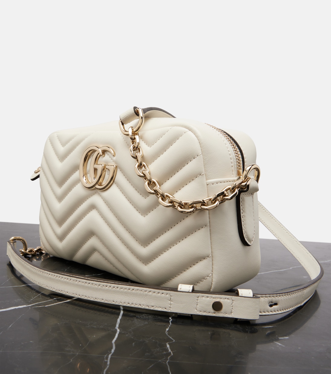 GG Marmont Small leather crossbody bag | Gucci