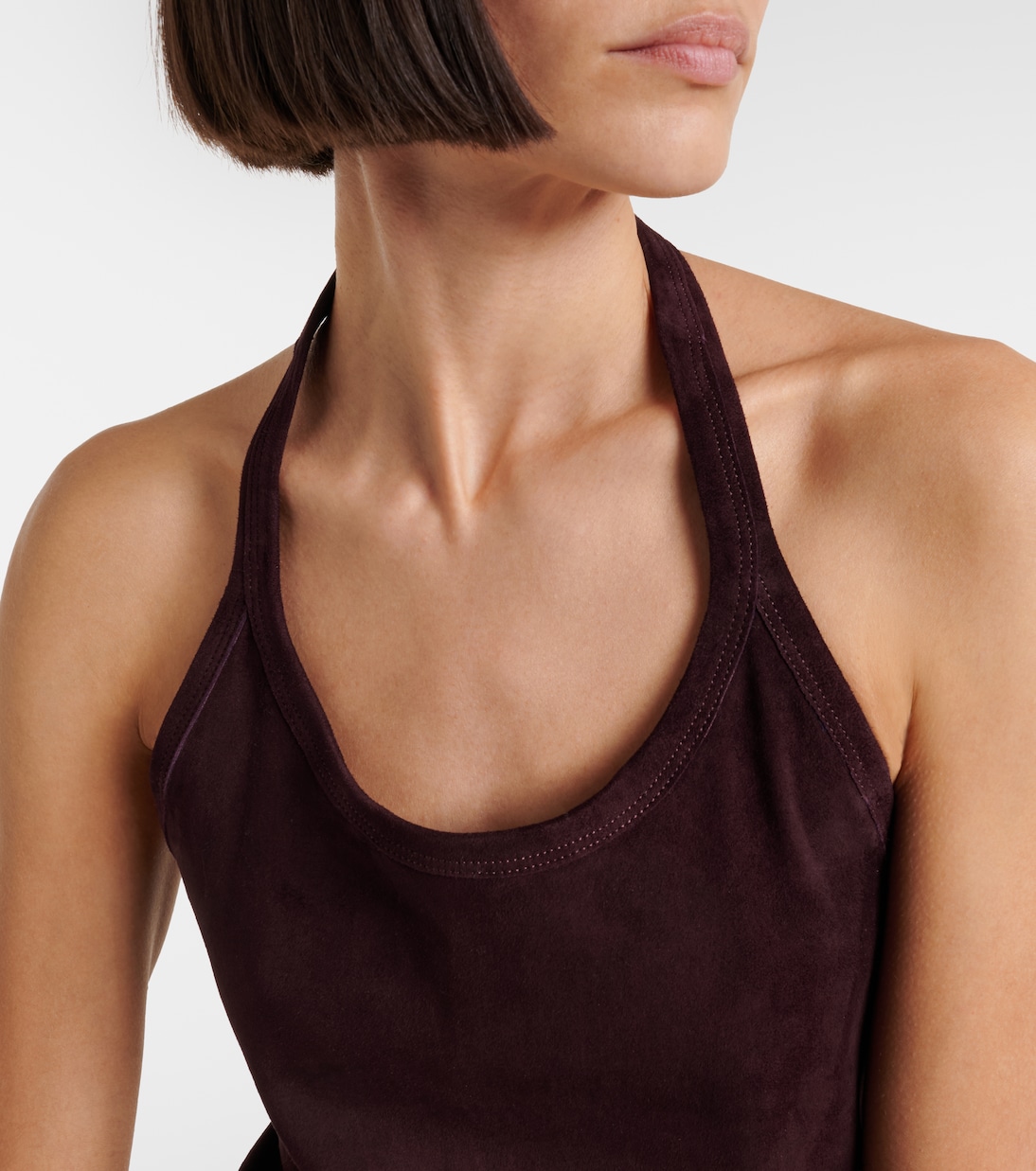 Top Cherry aus Veloursleder | Stouls