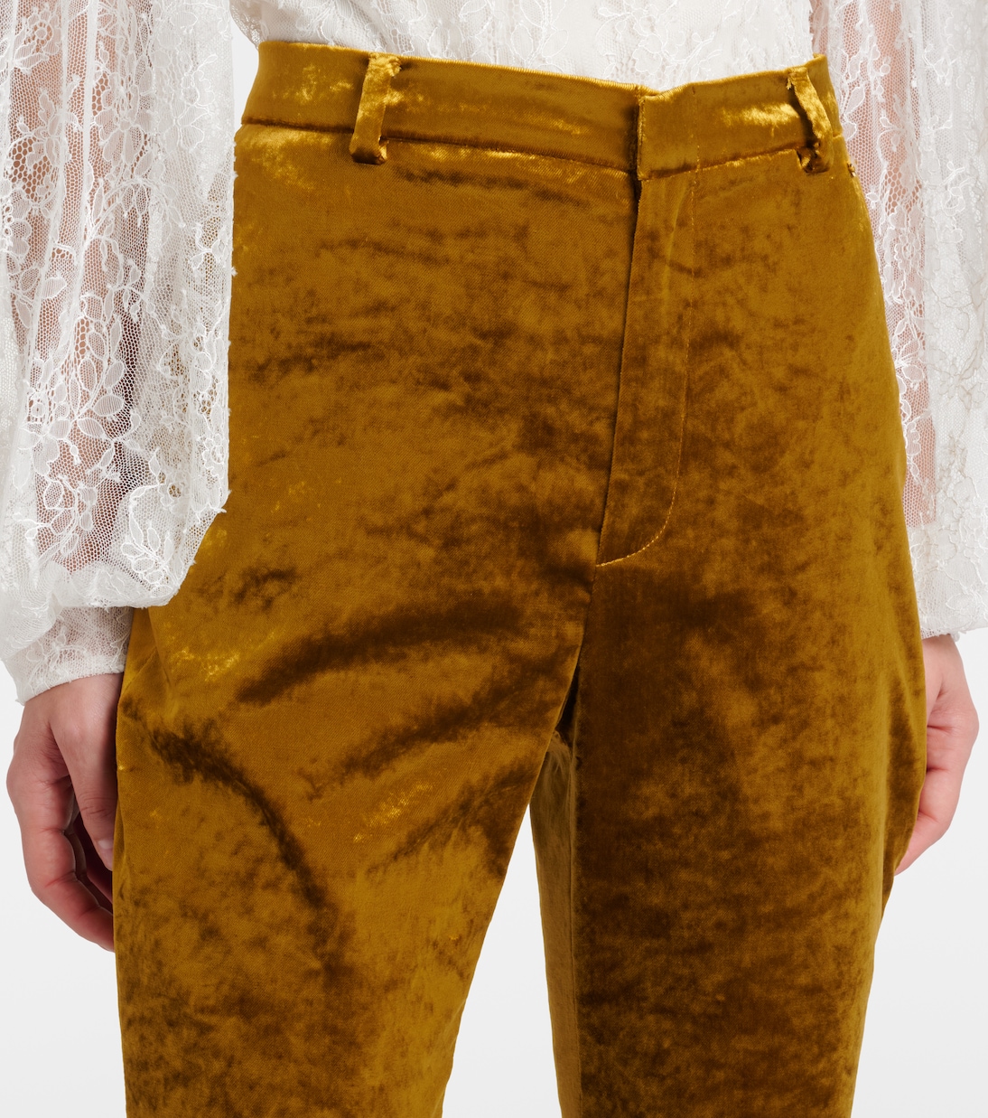 Velvet tapered pants | Gucci