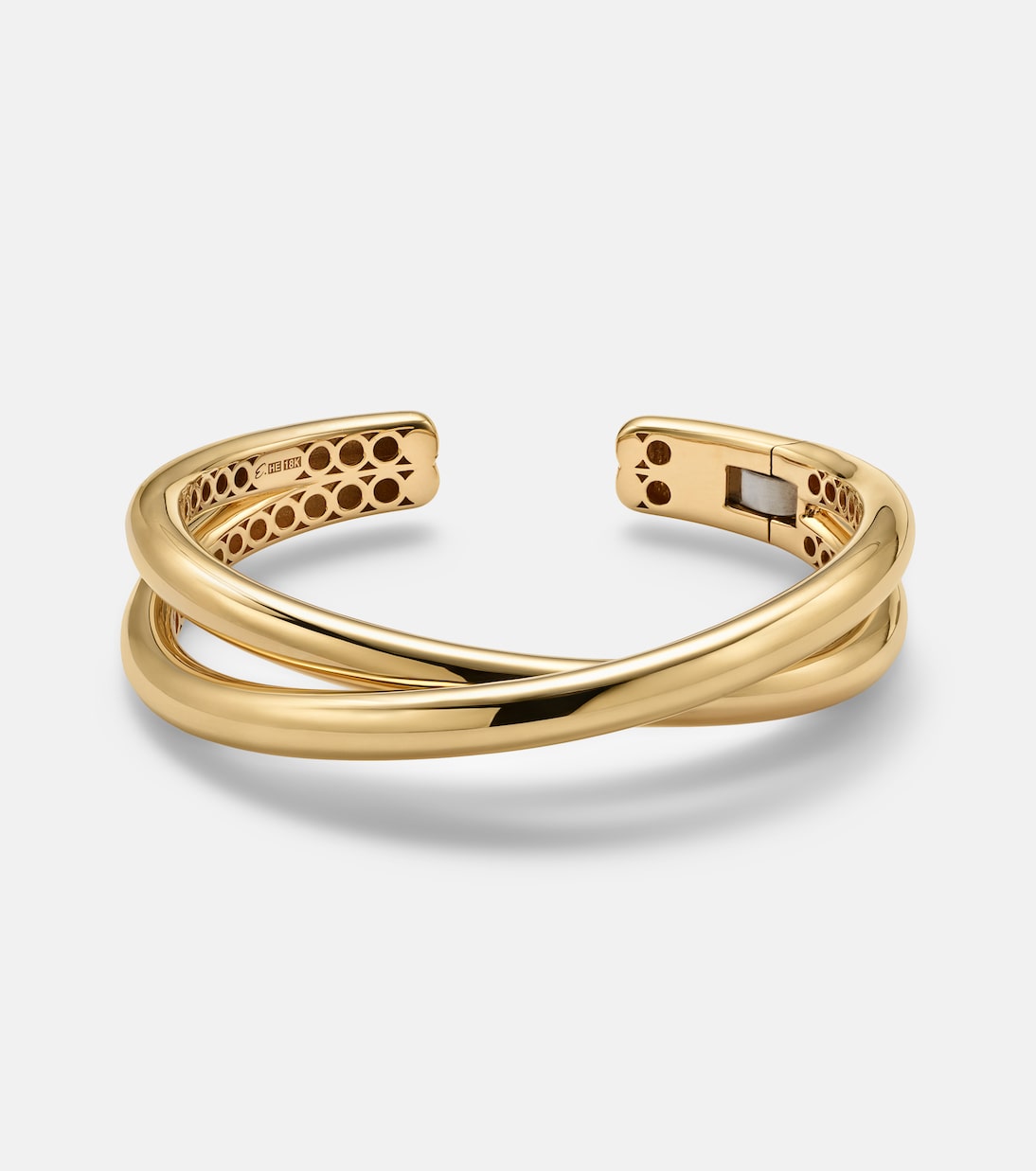Armreif Infinity Loop Medium aus 18kt Gelbgold  | Engelbert