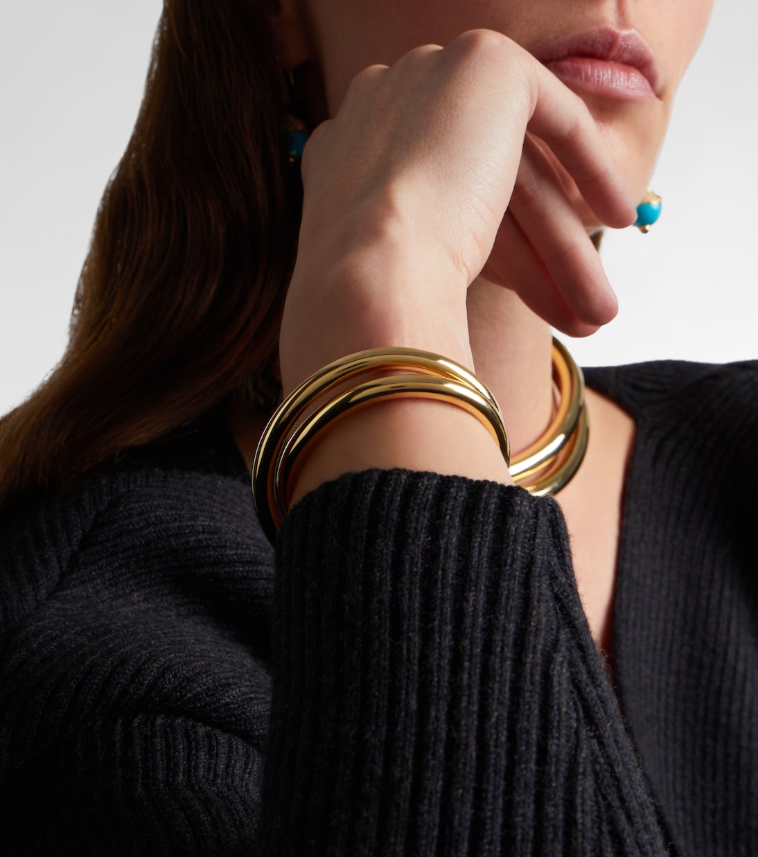 Armreif Infinity Loop Medium aus 18kt Gelbgold  | Engelbert