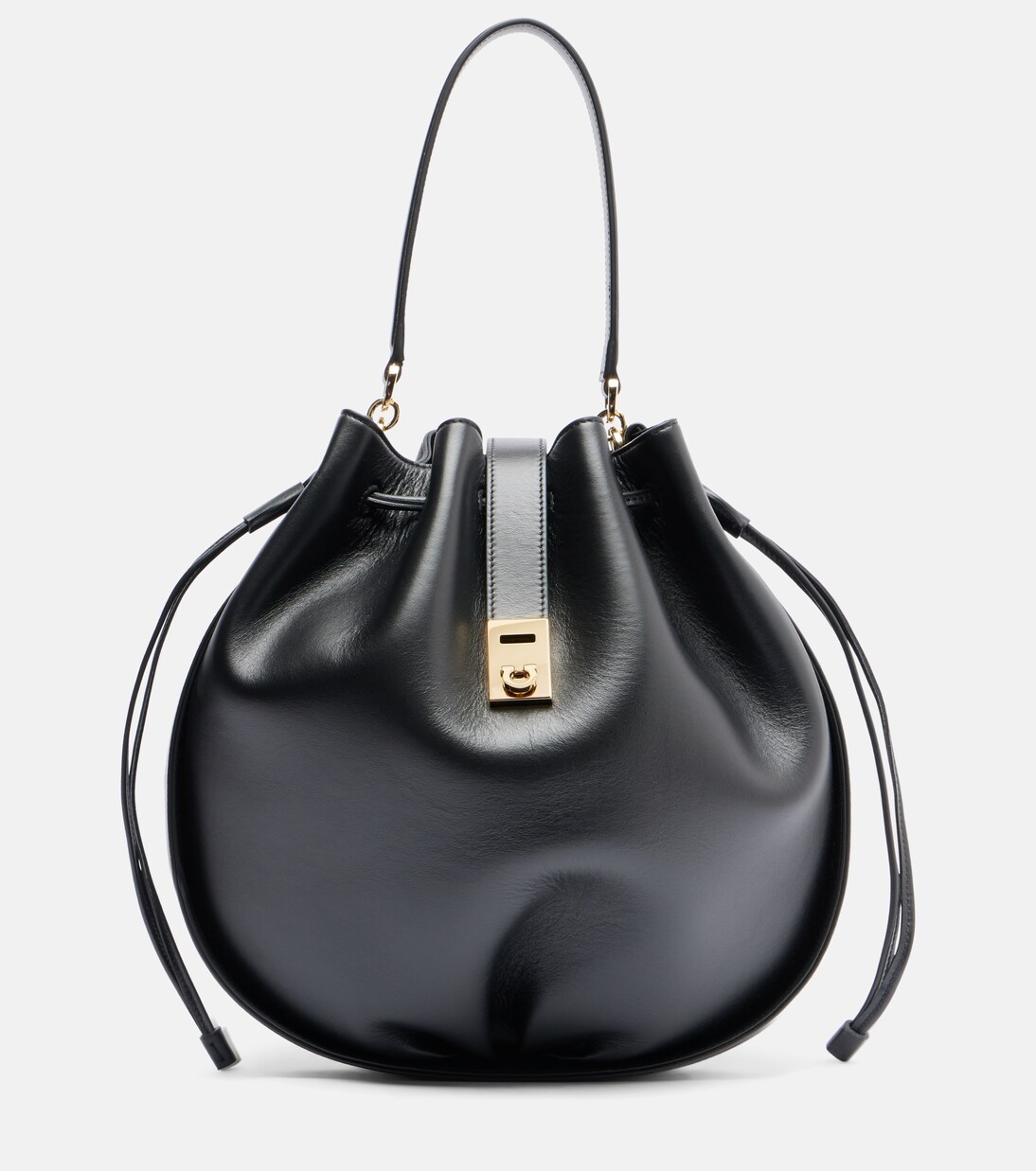 Hug leather bucket bag | Ferragamo