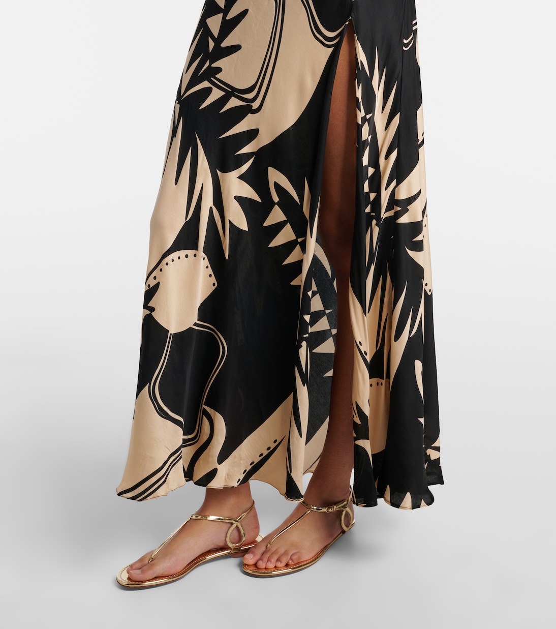 Robe longue Stella imprimée | Poupette St Barth