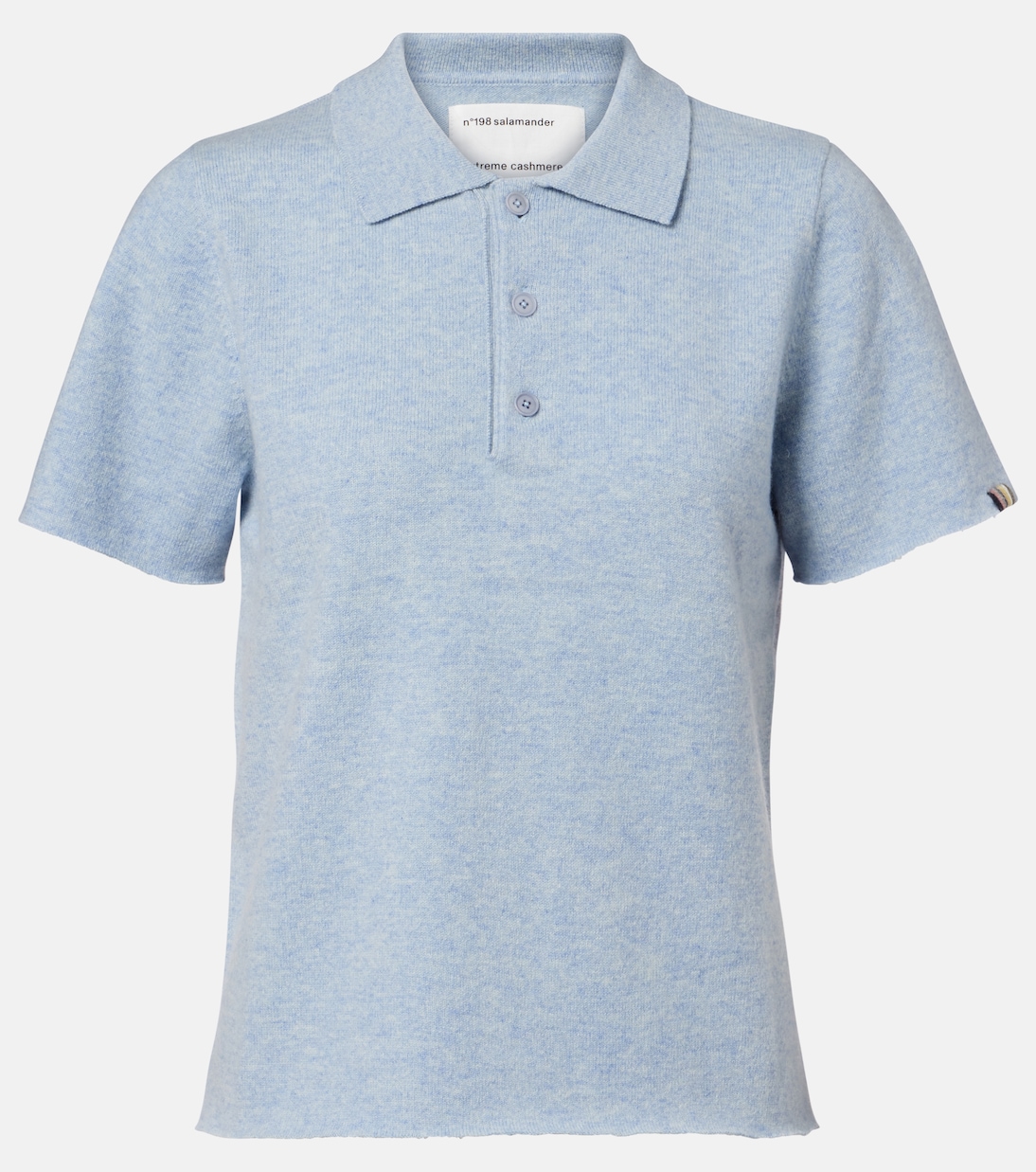 N°198 Salamander cashmere-blend polo shirt | Extreme Cashmere