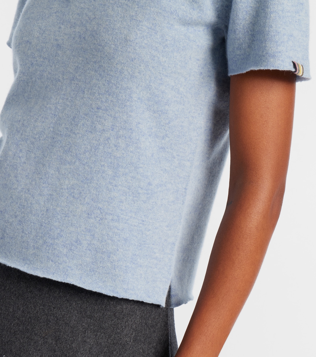 N°198 Salamander cashmere-blend polo shirt | Extreme Cashmere