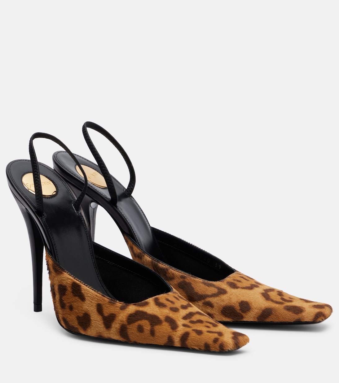 Pumps slingback Tuileries 110 con stampa leopardata | Saint Laurent
