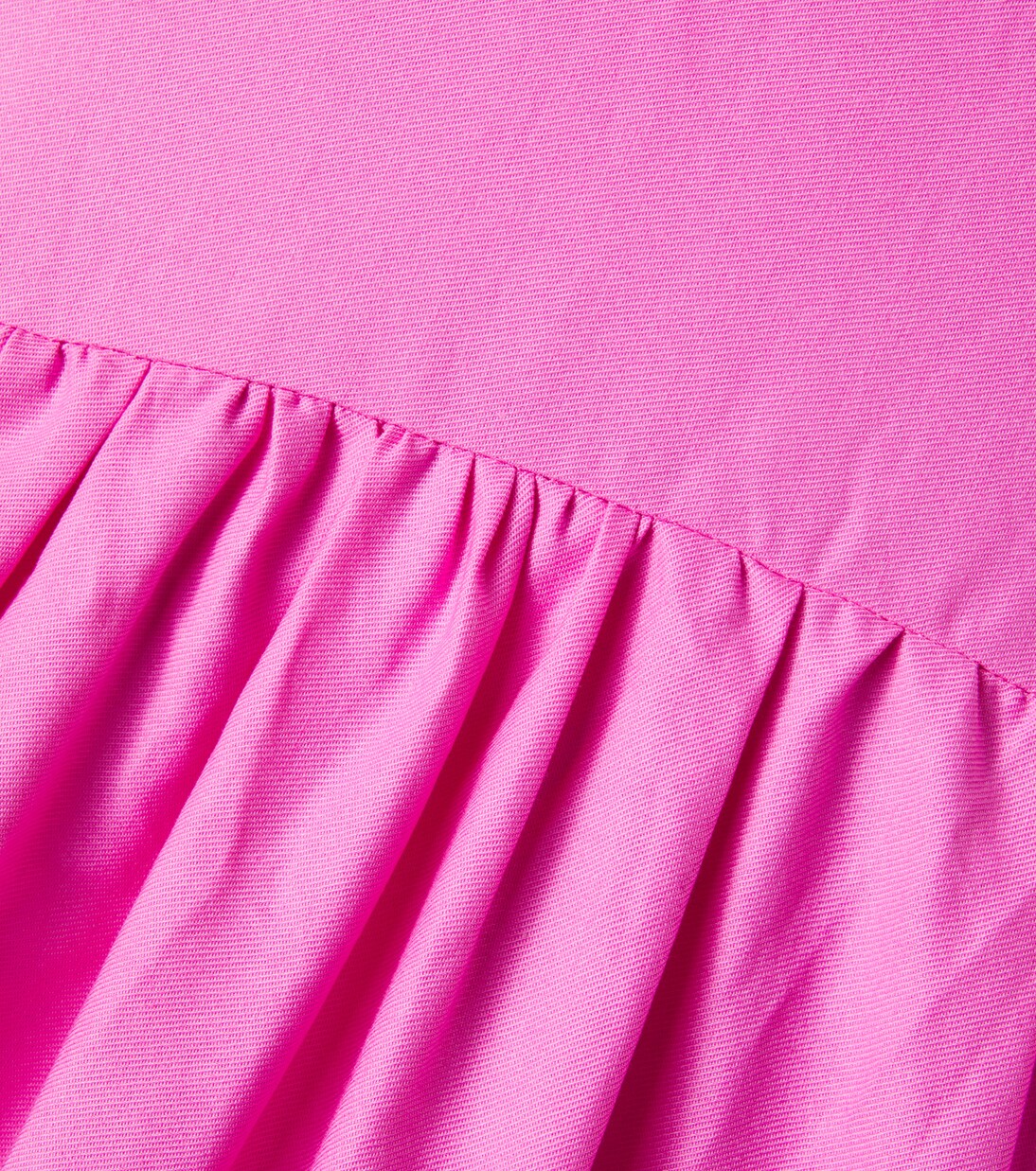 리본 디테일 티어드 코튼 드레스 | Fábula