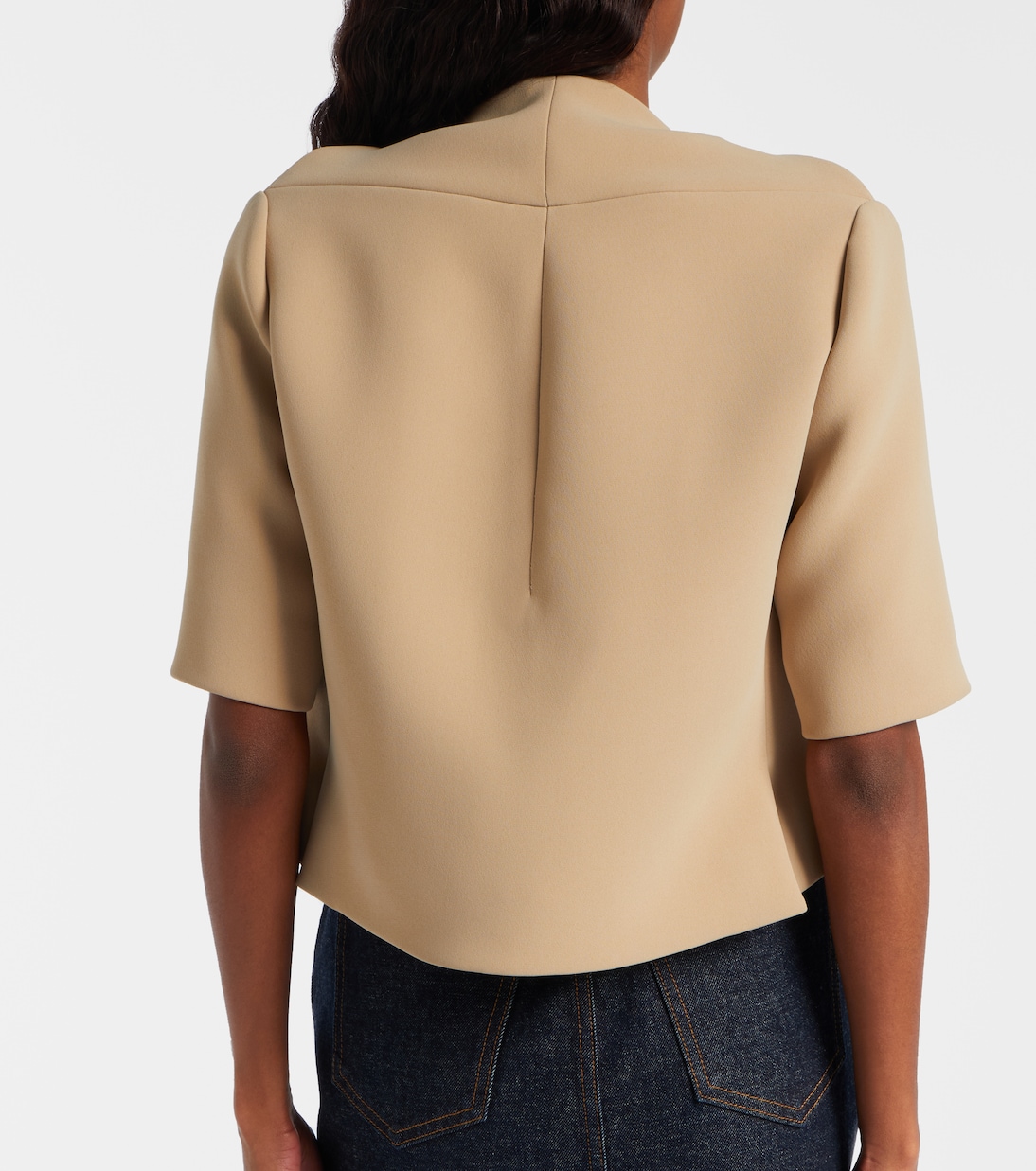 Vali crêpe top | Khaite