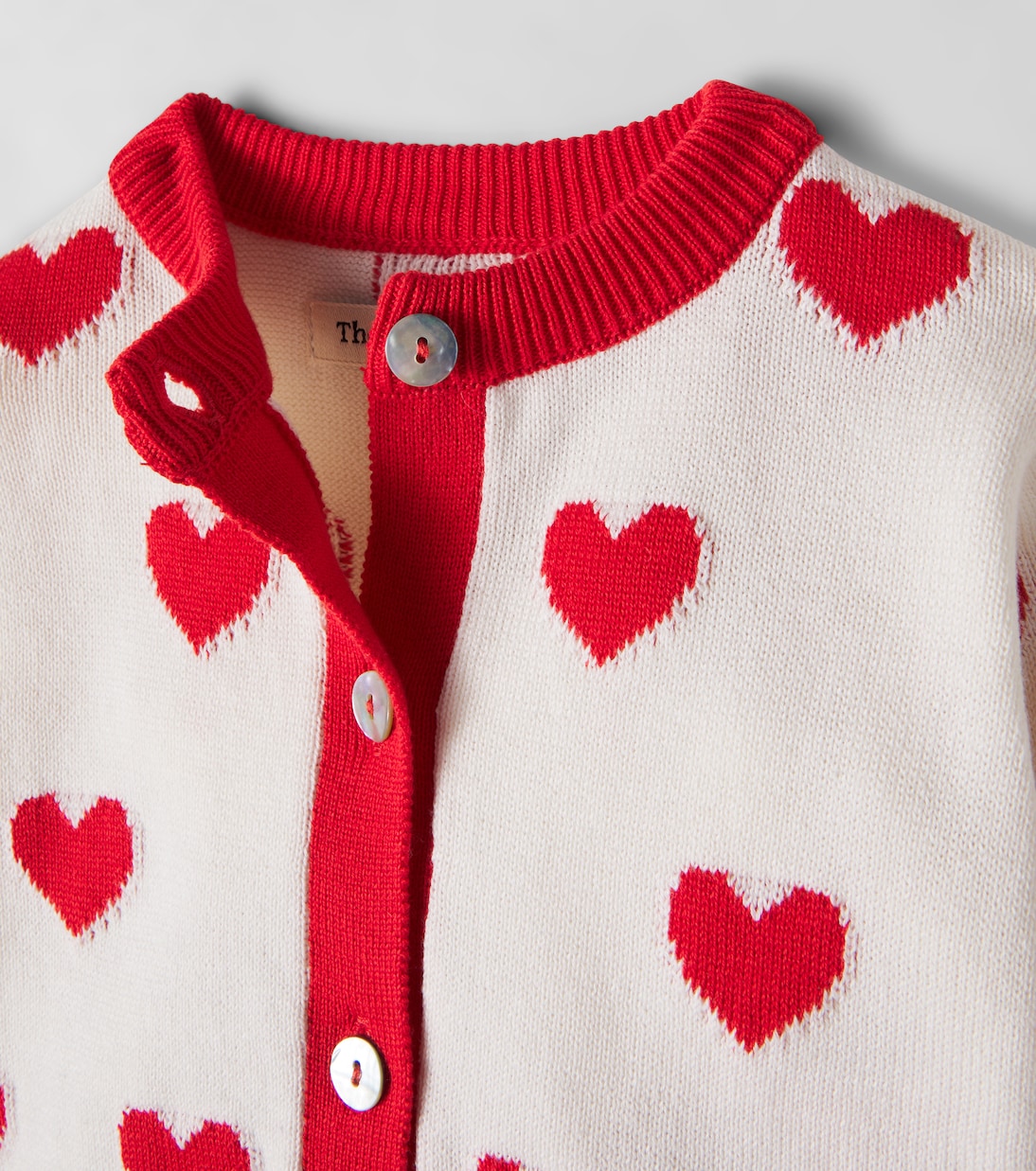 Baby Maqui cotton jacquard cardigan | The New Society