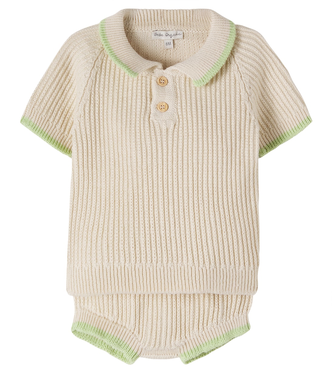 Baby Set Oliver aus Polopullover und Shorts | Bebe Organic
