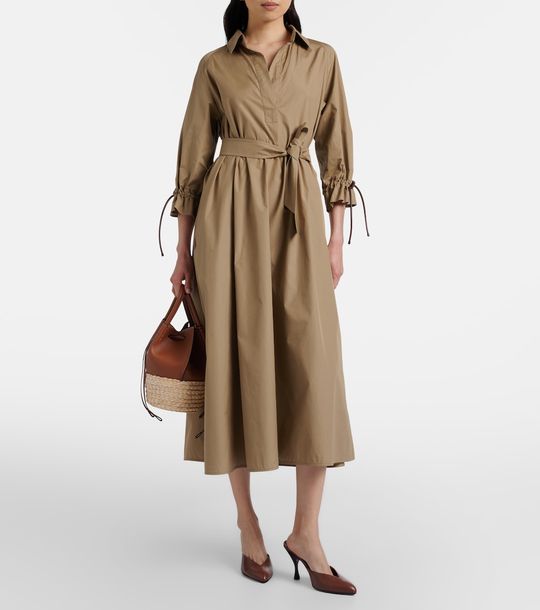 Mirto cotton midi dress | Max Mara