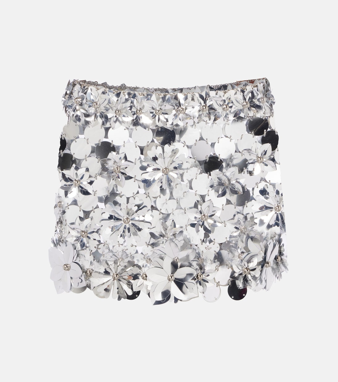 Embellished chainmail miniskirt | Rabanne