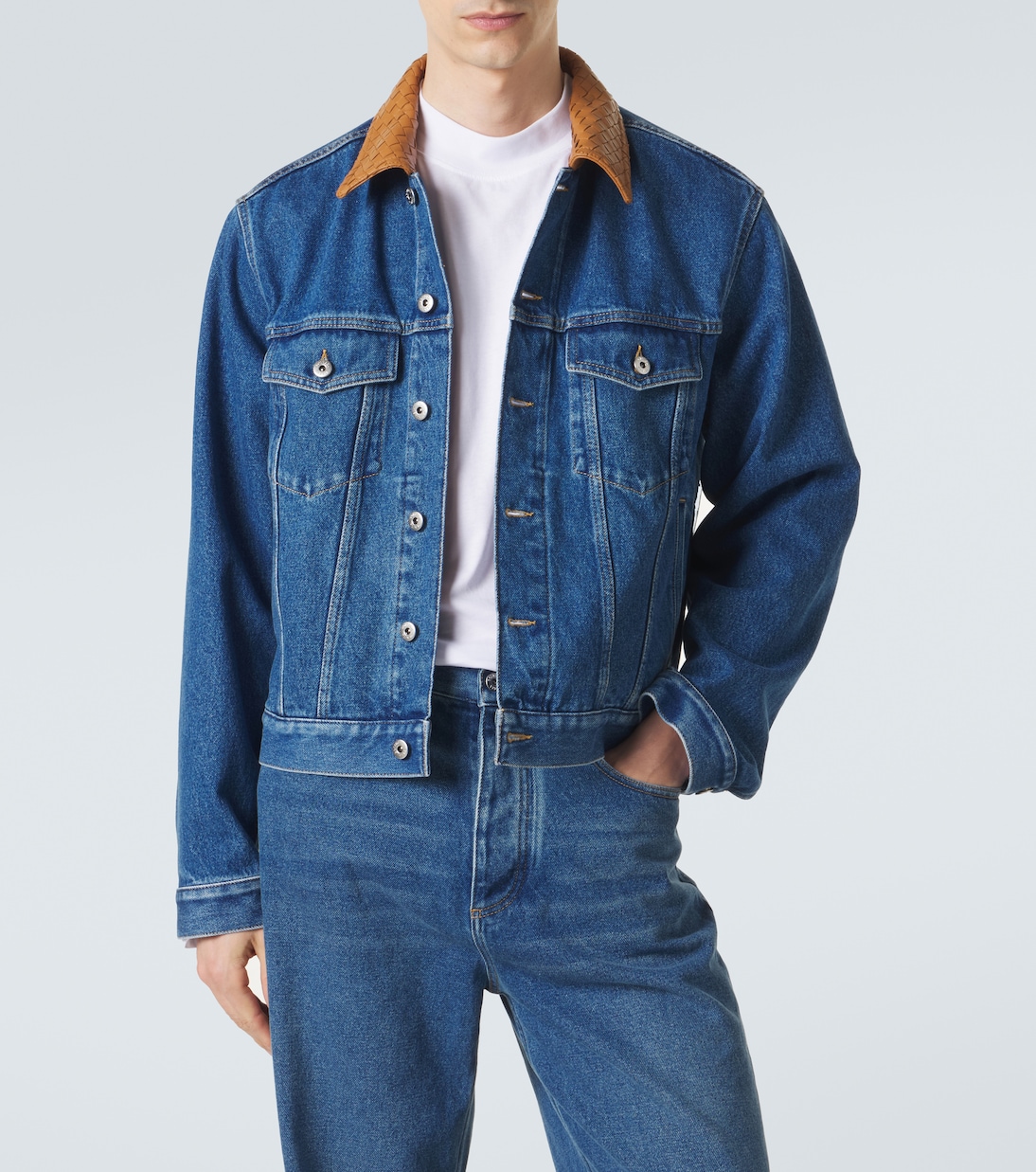 Intrecciato denim jacket | Bottega Veneta