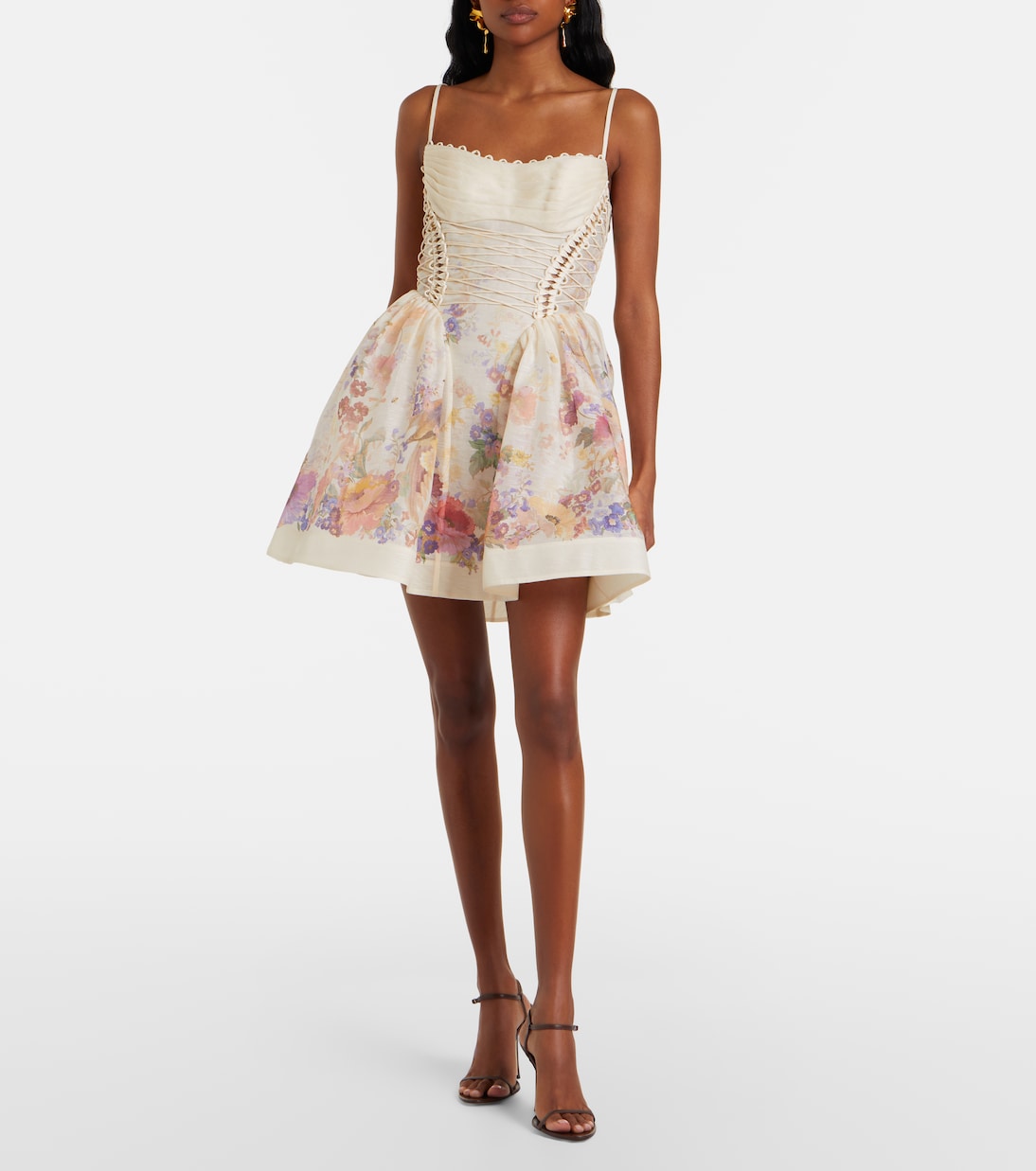 Robe Alchemy en lin et soie  | Zimmermann