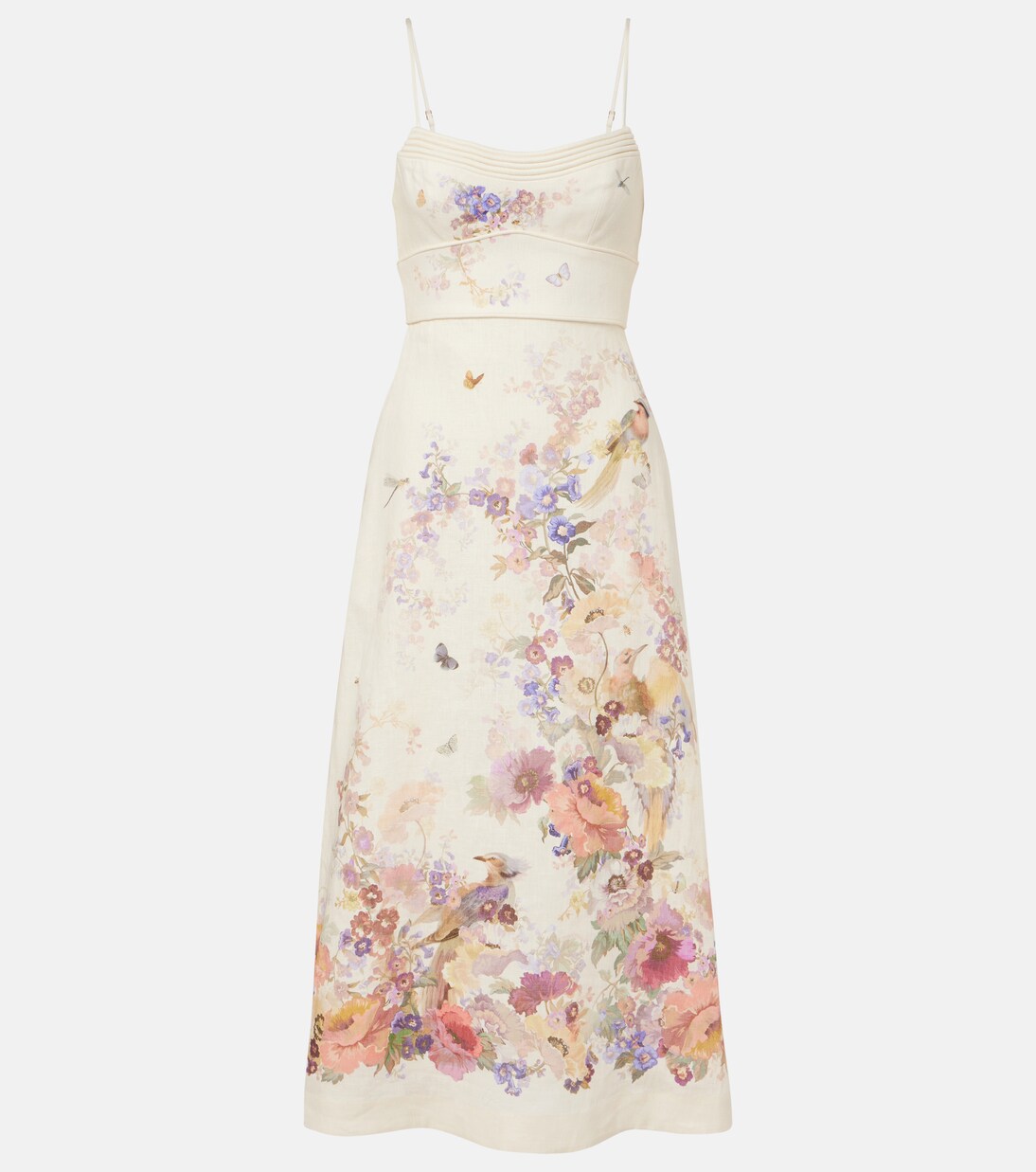 Midikleid Alchemy aus Leinen | Zimmermann