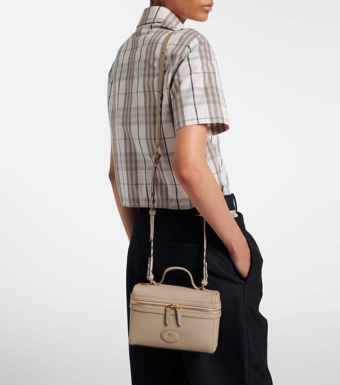 Bloomsbury leather vanity bag | Burberry