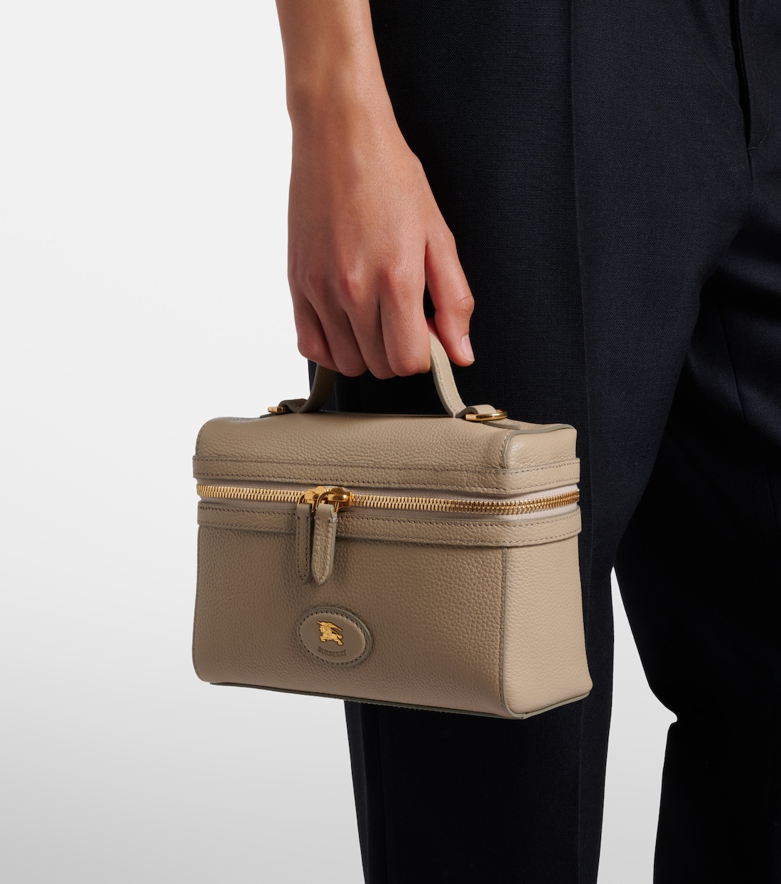 Bloomsbury leather vanity bag | Burberry