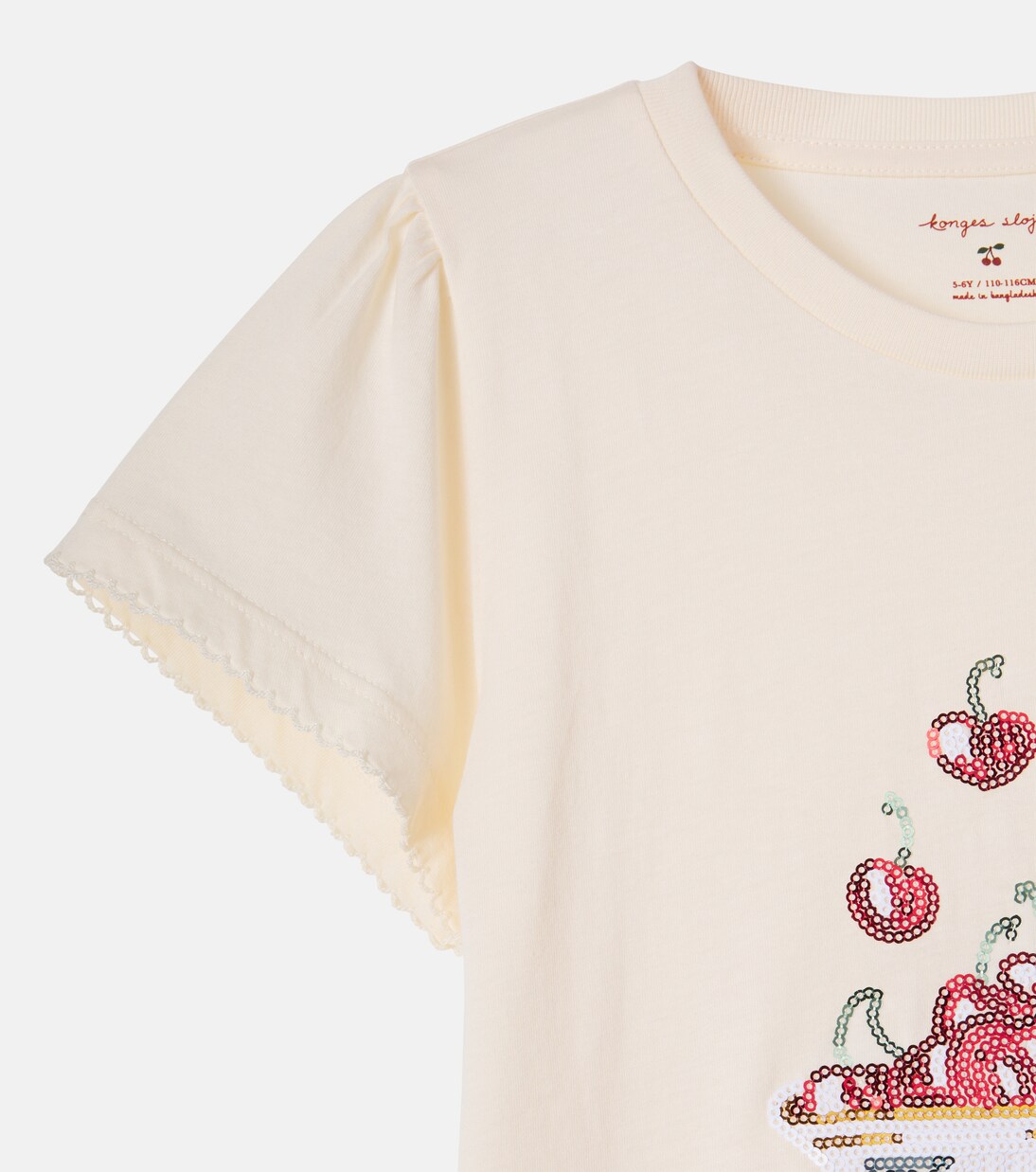 Famo sequined cotton jersey T-shirt | Konges Sløjd
