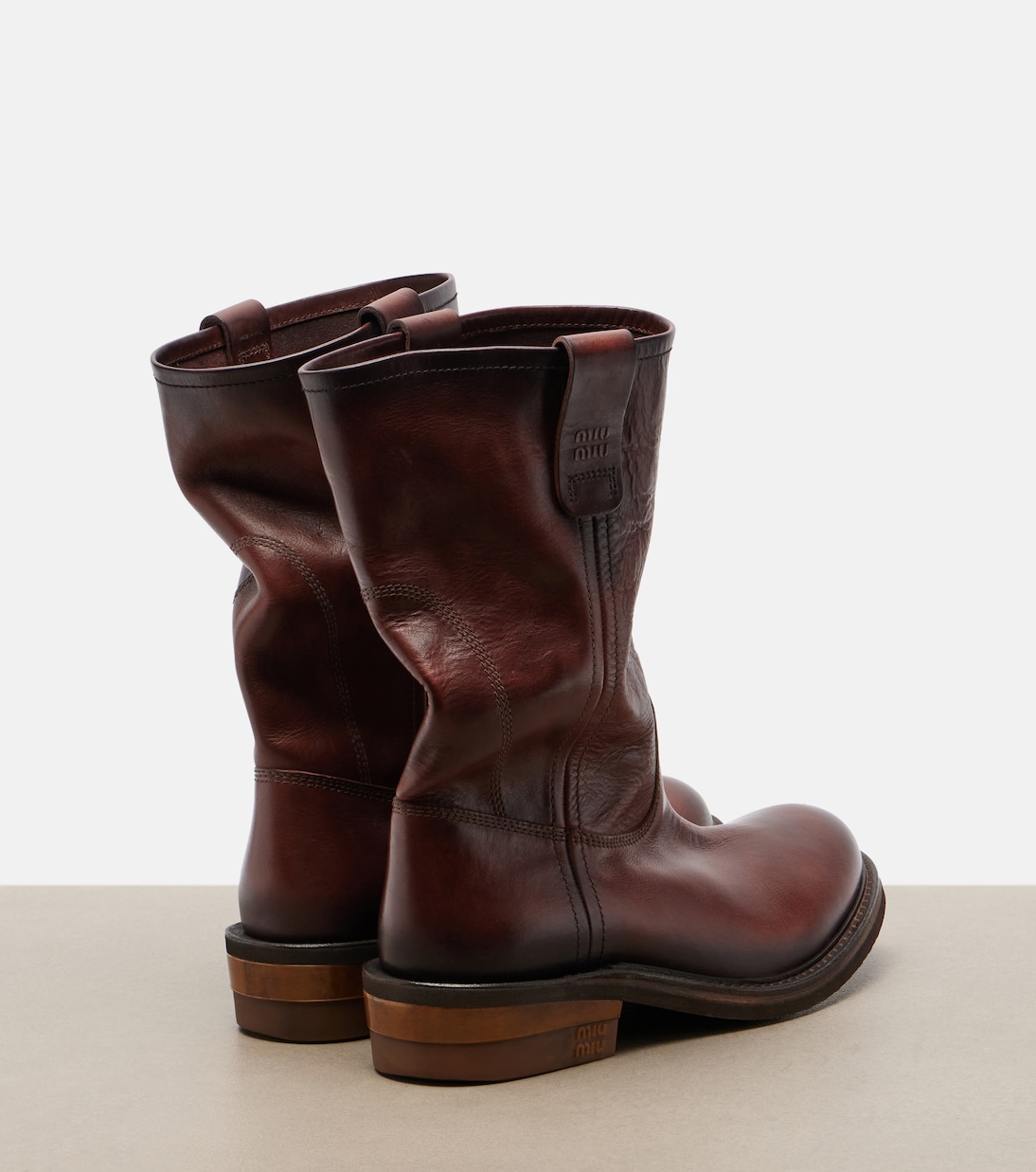 Botines Foule de piel | Miu Miu