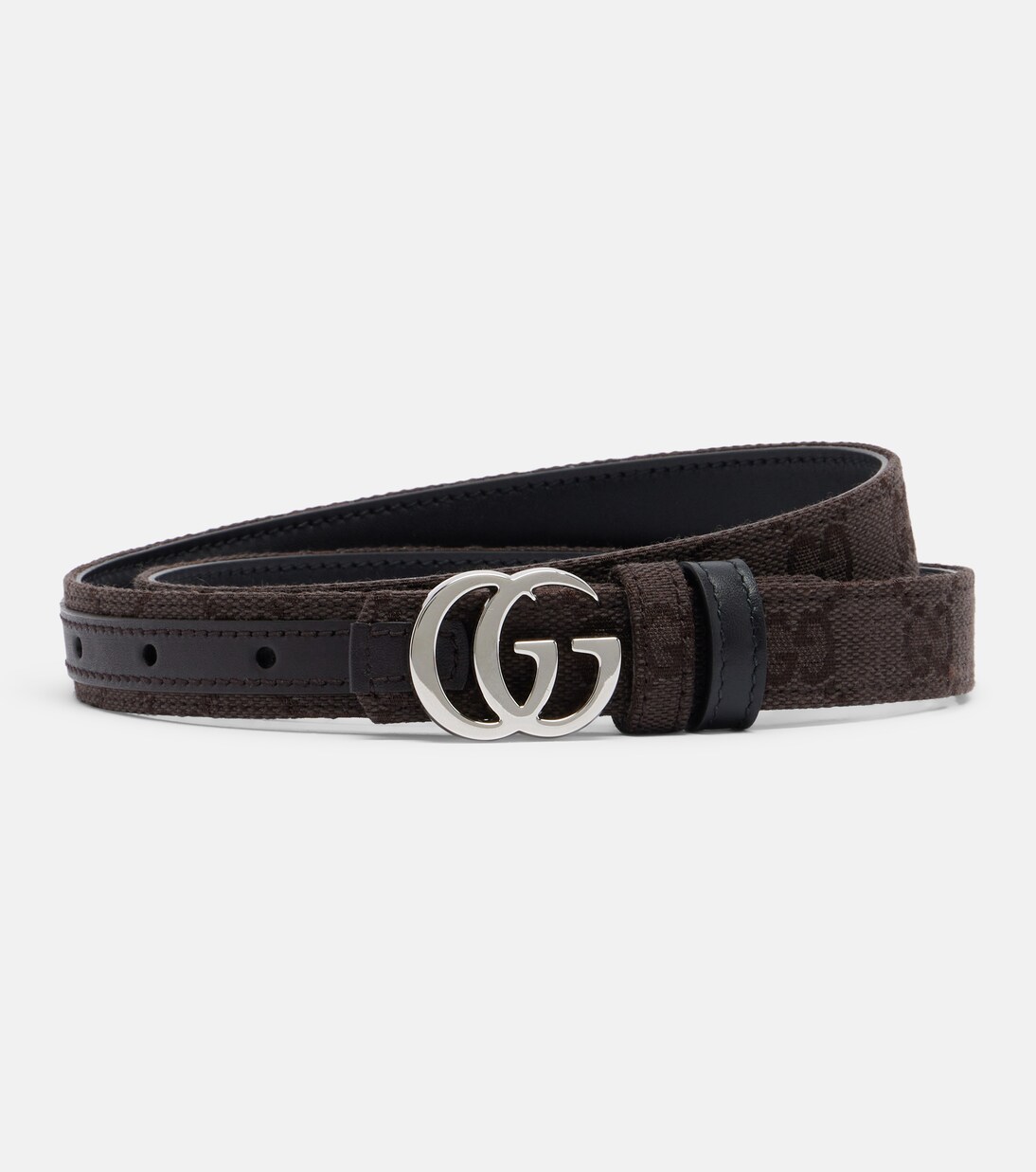 GG Marmont reversible canvas belt | Gucci