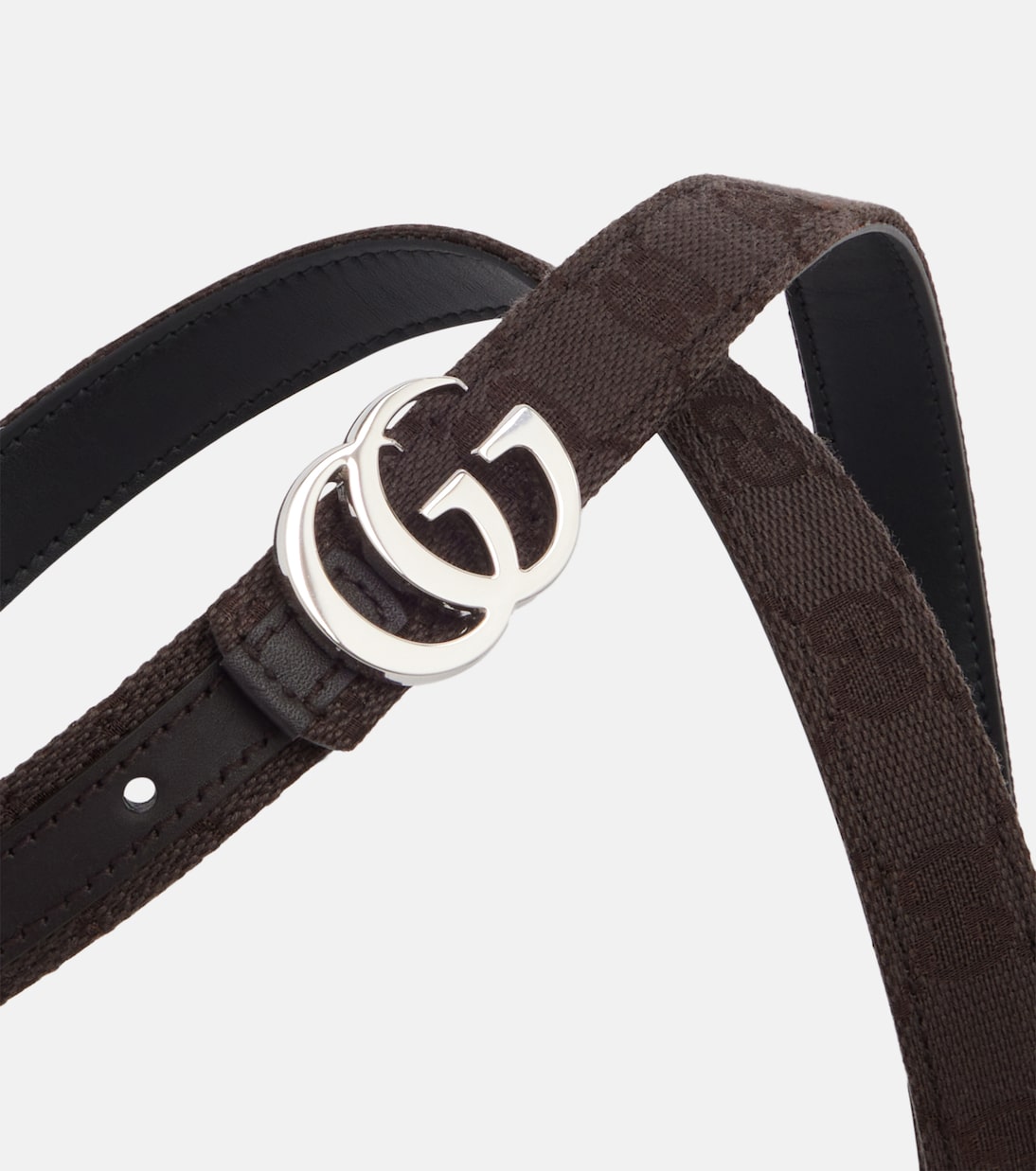 GG Marmont reversible canvas belt | Gucci