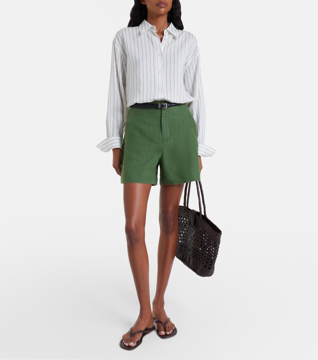 Hemp Bermuda shorts | Vince