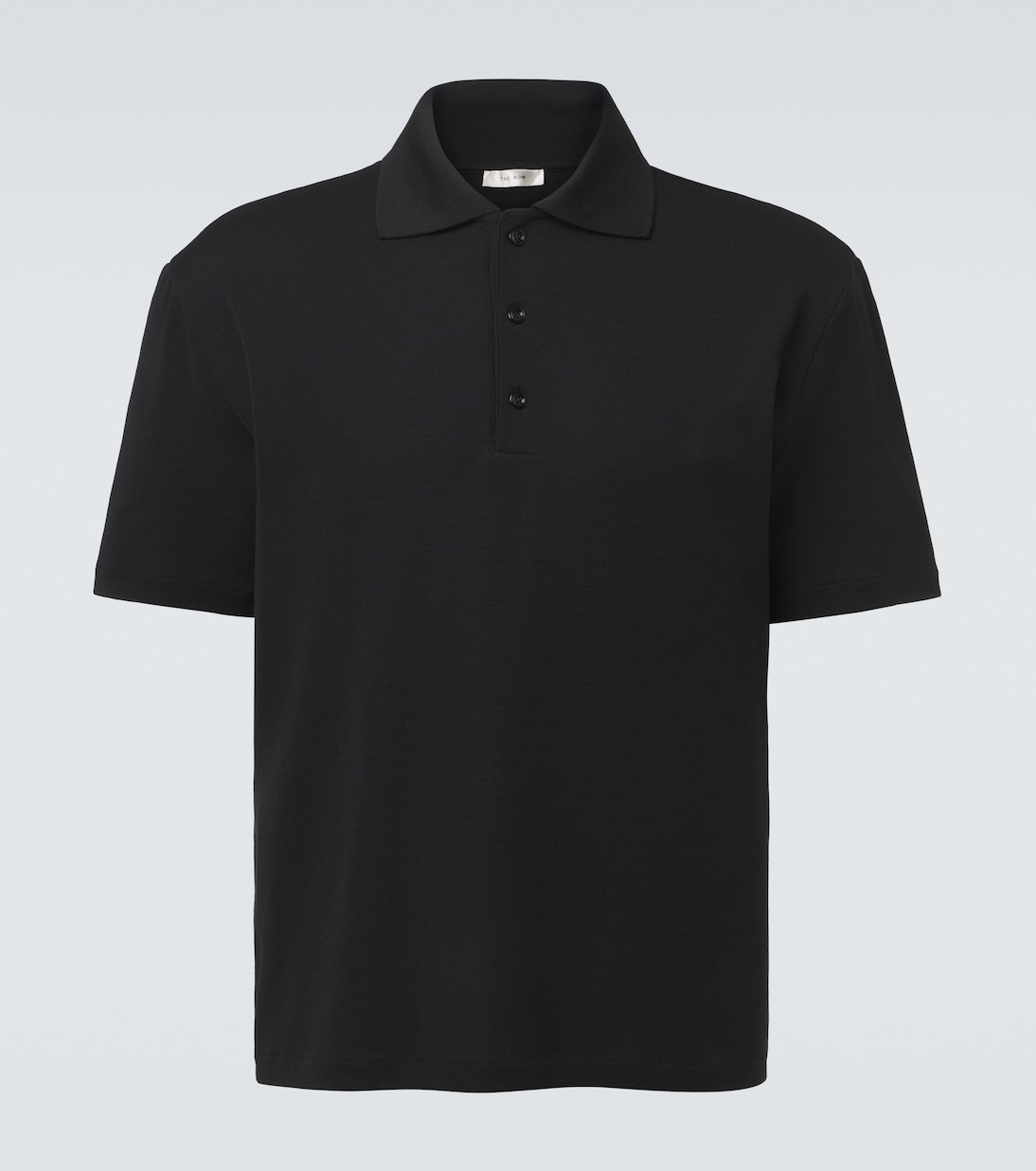 Mistral wool and silk polo shirt | The Row
