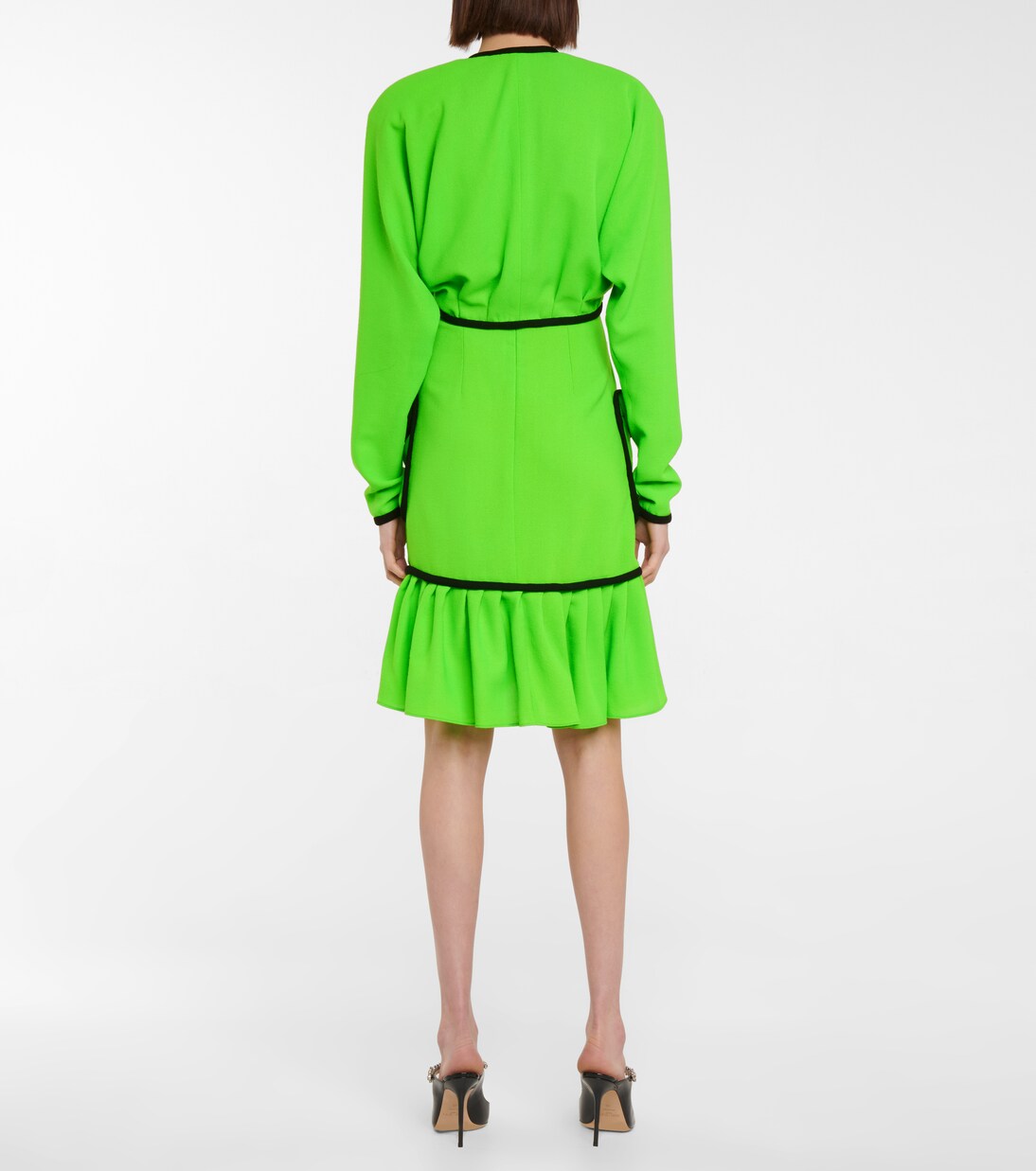 High-Rise-Minirock aus Wolle | Rodarte