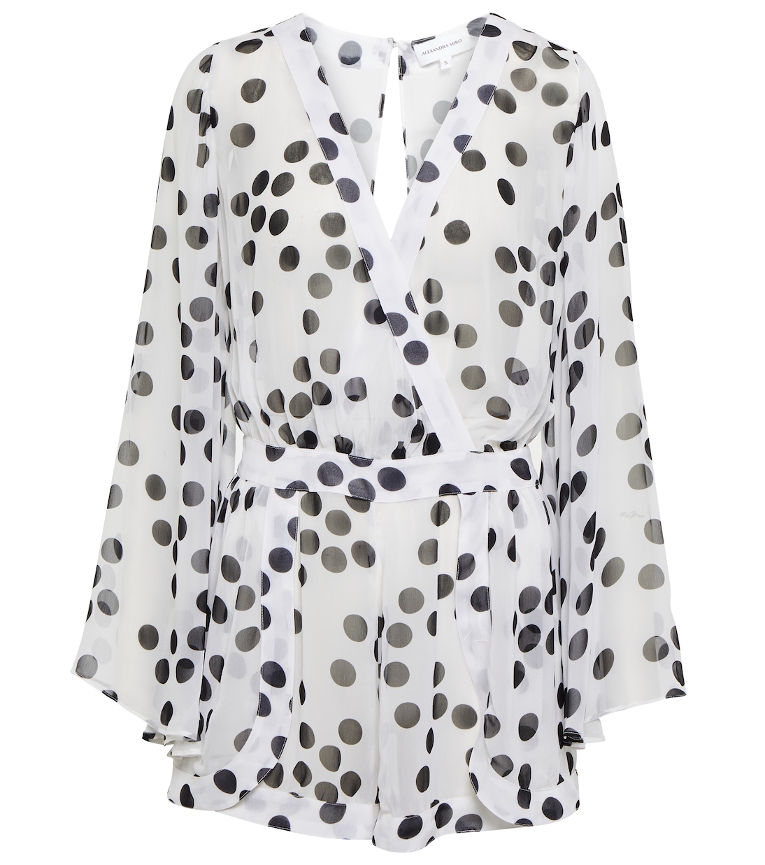 Emma polka-dot chiffon playsuit | Alexandra Miro