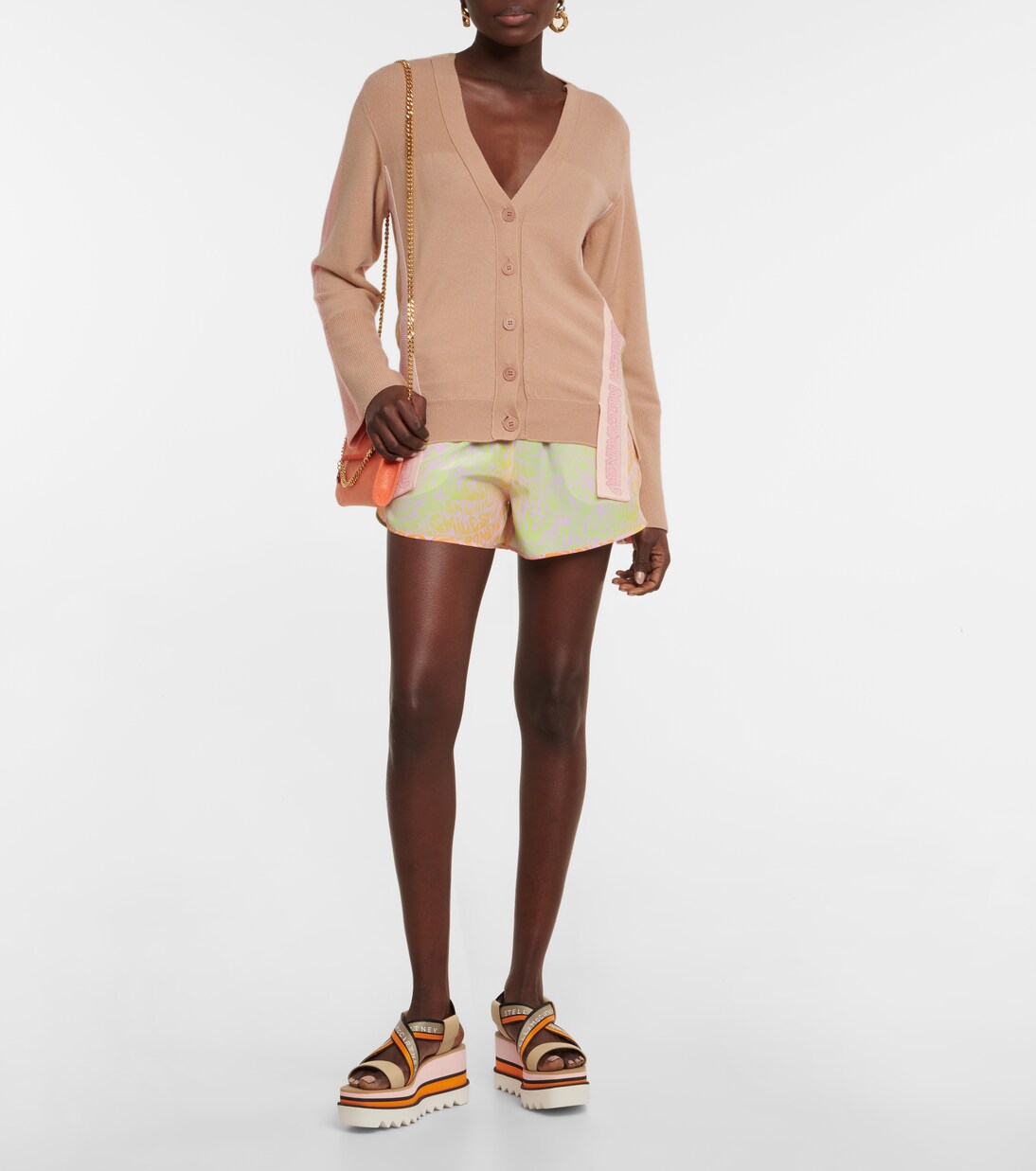 Bedruckte Shorts aus Seide | Stella McCartney