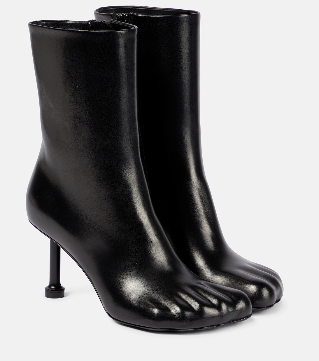 Fetish leather ankle boots | Balenciaga