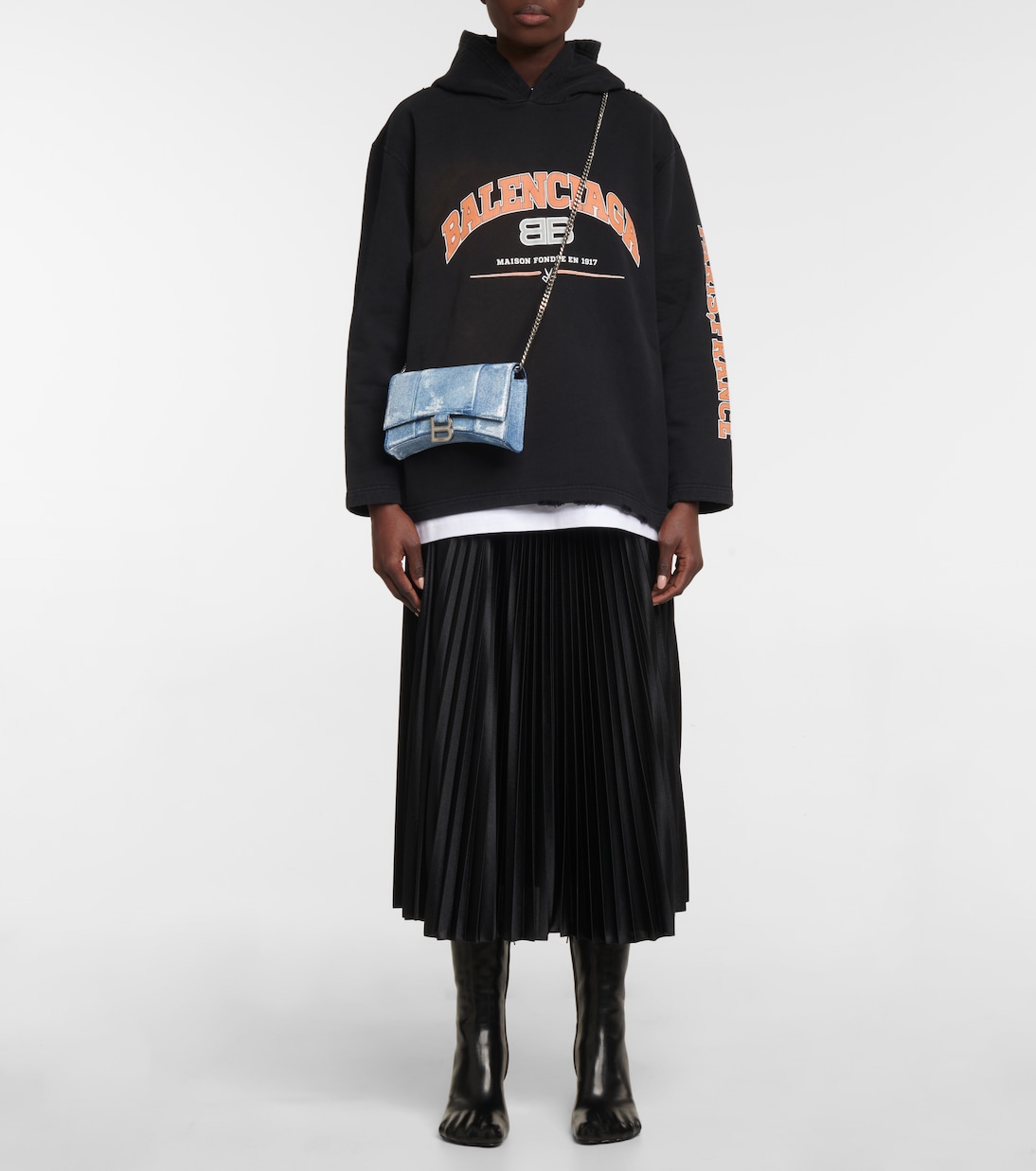 Fetish leather ankle boots | Balenciaga