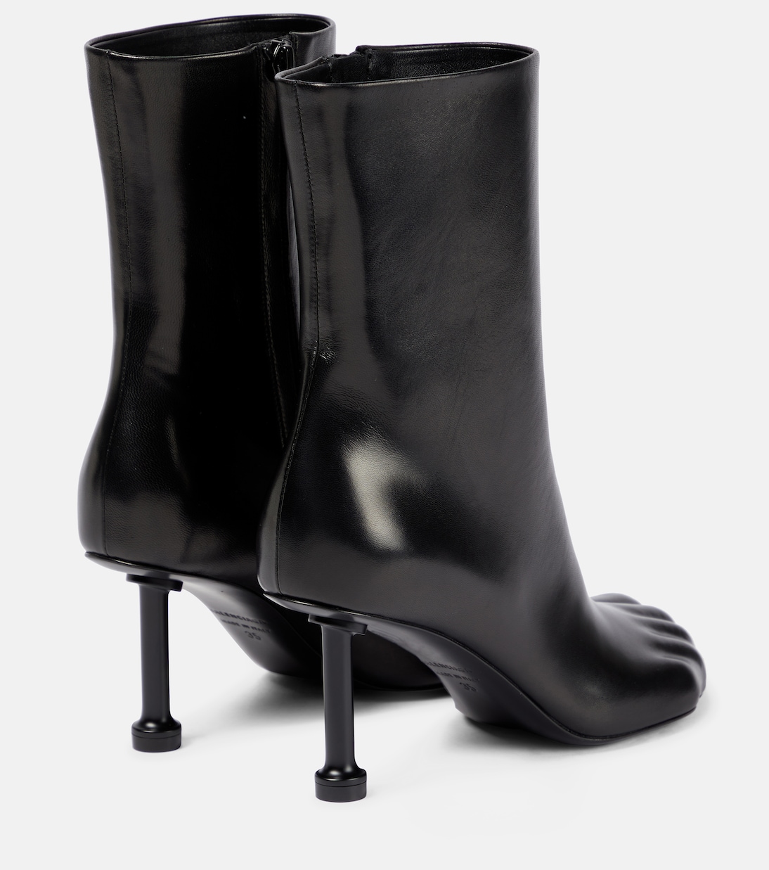 Fetish leather ankle boots | Balenciaga
