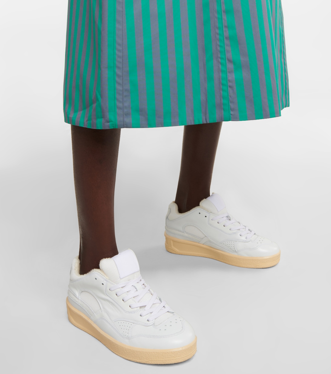 Sneakers aus Leder | Jil Sander
