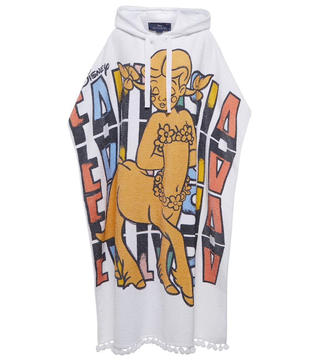 x Disney® printed terry poncho | Stella McCartney