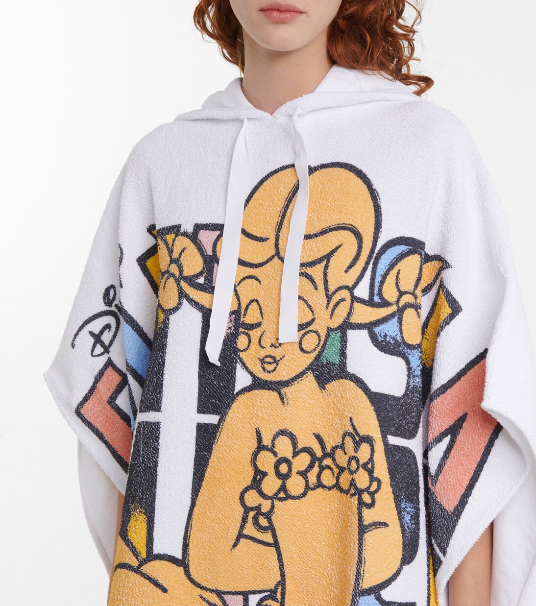 x Disney® printed terry poncho | Stella McCartney