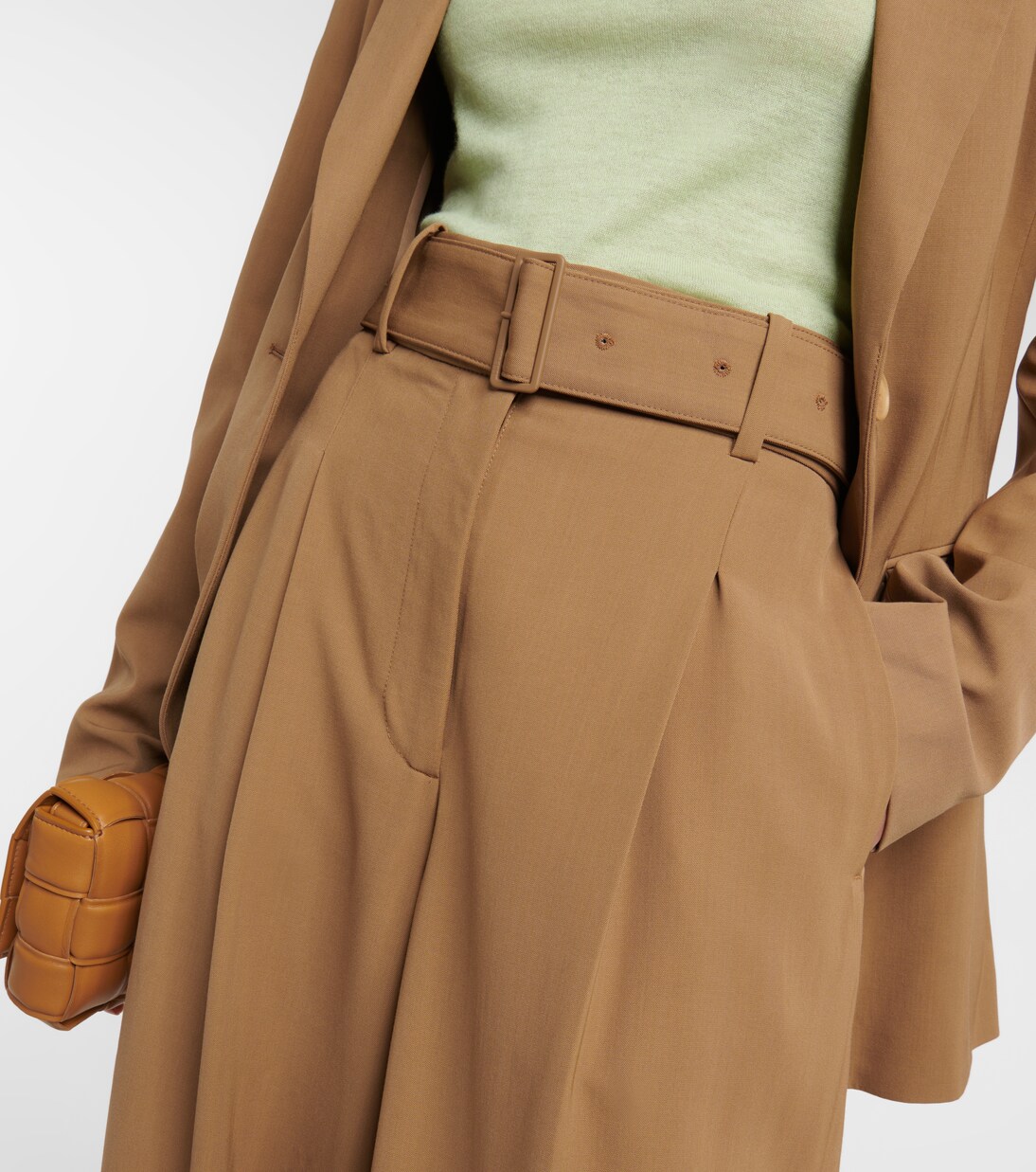 Pantalon taille haute plissé Drew | Joseph