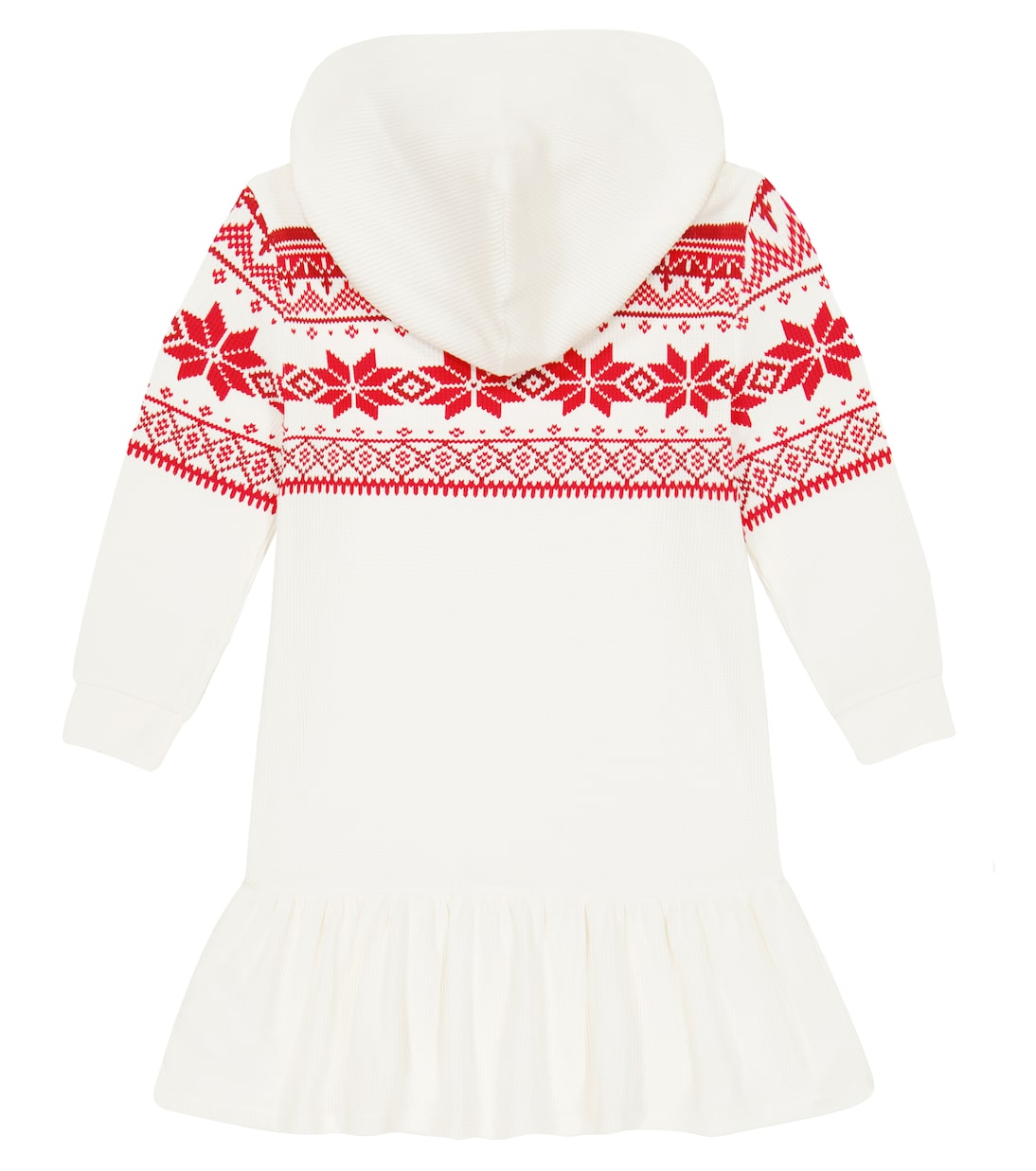 Robe à capuche en coton mélangé | Polo Ralph Lauren Kids