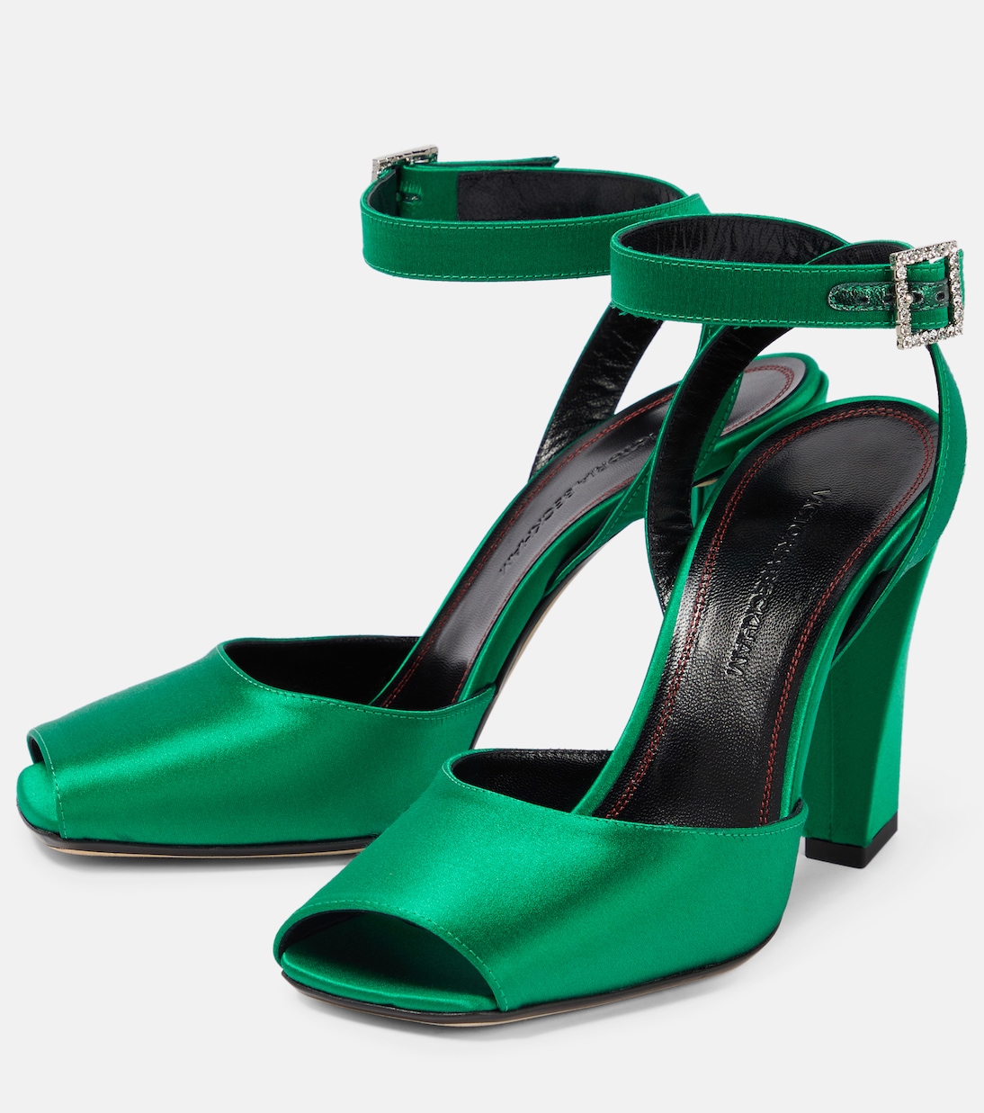 Sandalen Eliza aus Satin | Victoria Beckham