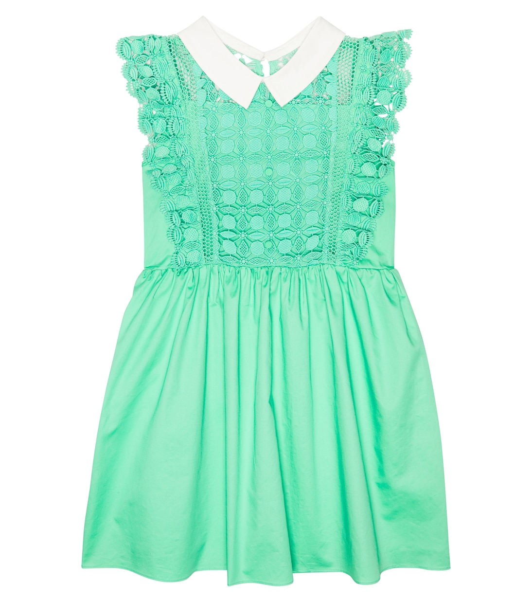 Ruffled lace dress | Self-Portrait Kids