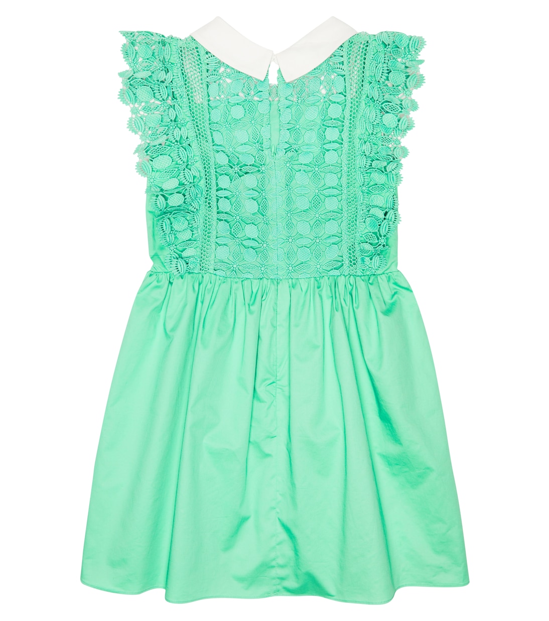 Ruffled lace dress | Self-Portrait Kids