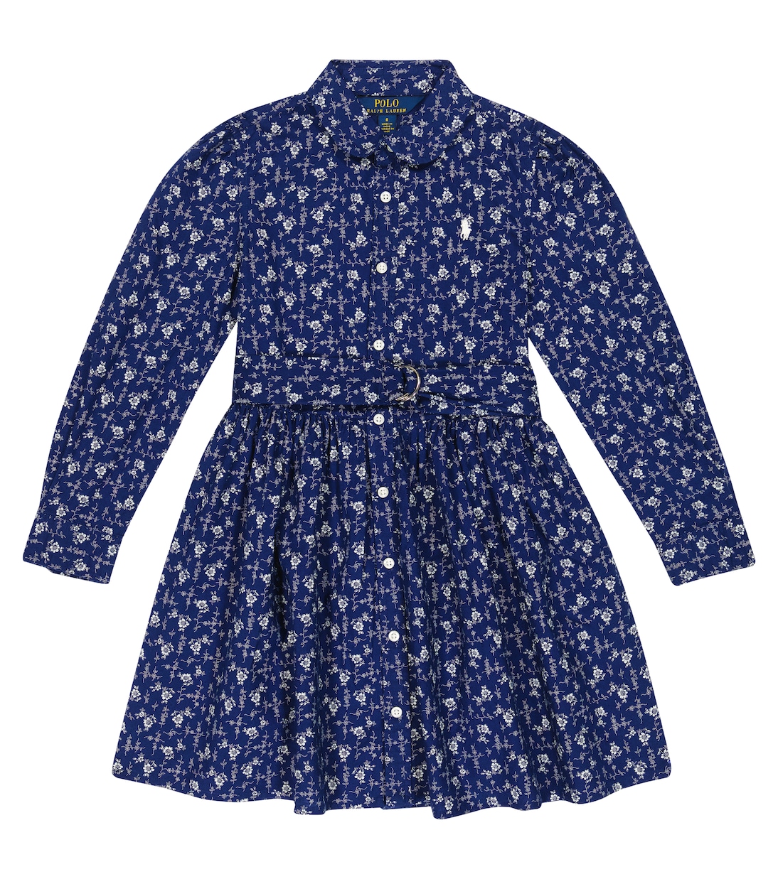 Floral cotton shirt dress | Polo Ralph Lauren Kids