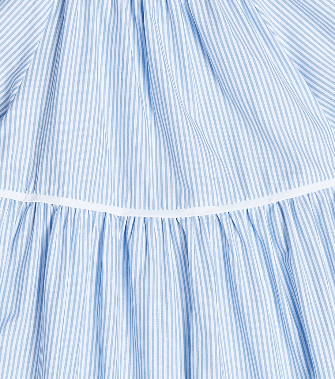 Striped cotton poplin dress | Il Gufo