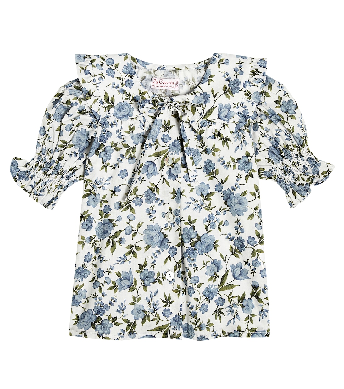 Bébé – Chemise Vanda en coton à fleurs | La Coqueta