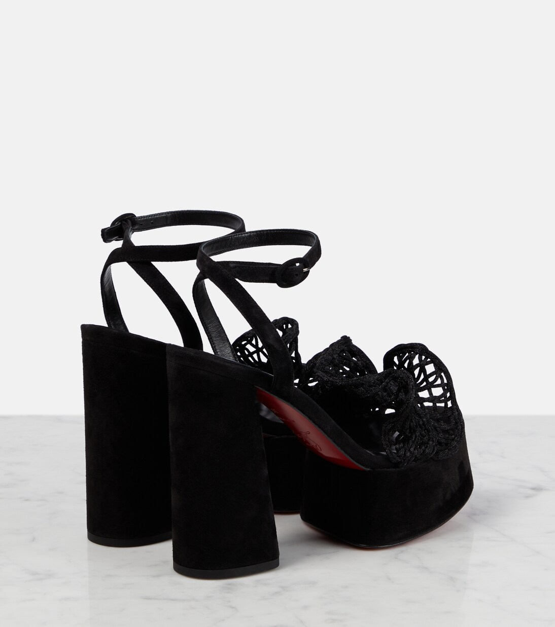 Deia Frou Alta macramé sandals | Christian Louboutin