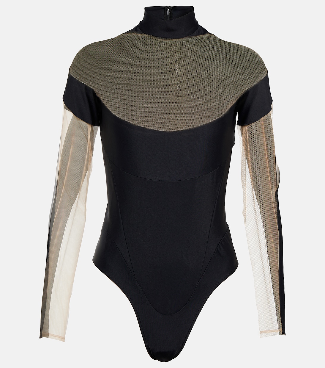 Paneled bodysuit | Mugler