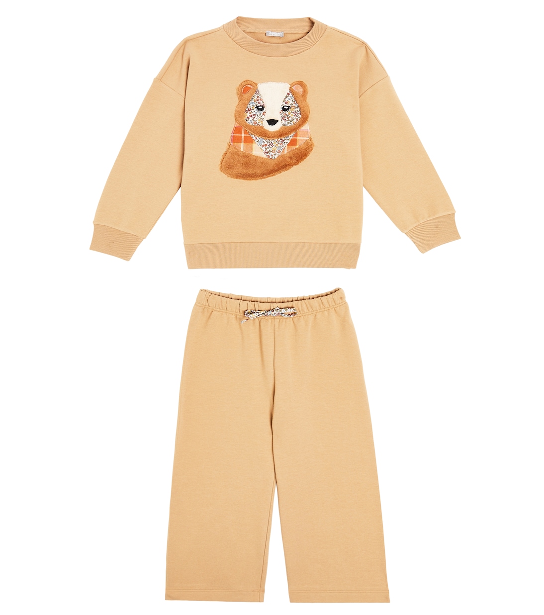 Fleece sweatshirt and sweatpants set | Il Gufo