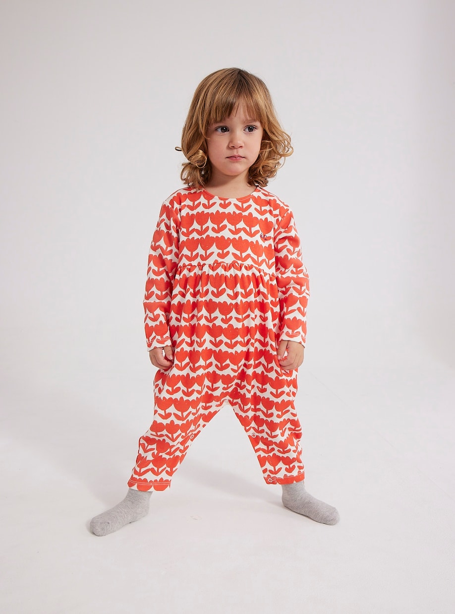 Baby floral cotton-blend onesie | Bobo Choses