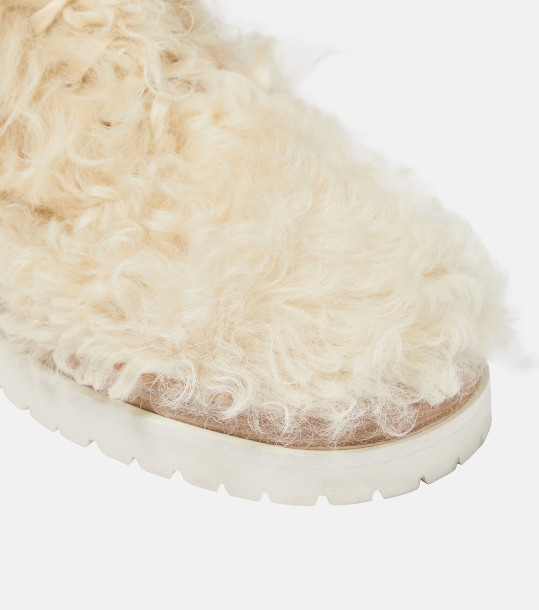 Shearling lace-up boots | Magda Butrym